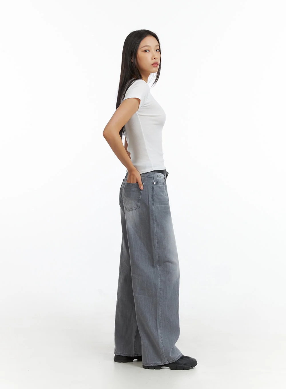 Star Graphic Crop Top IL409 - Image 7
