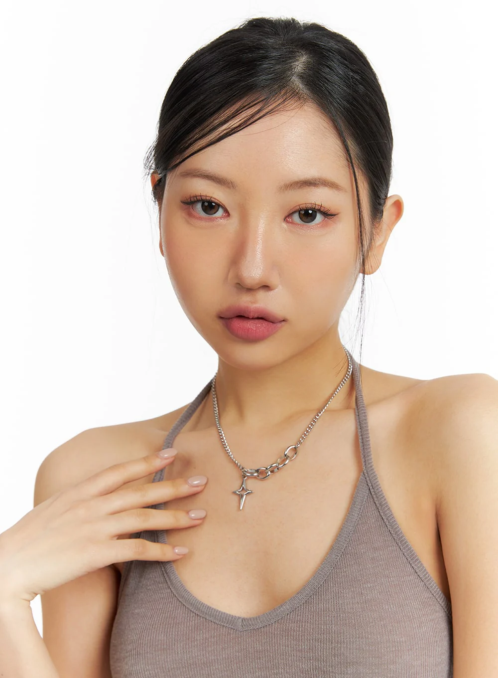 Star Pendant Chain Necklace CF420 - Image 2