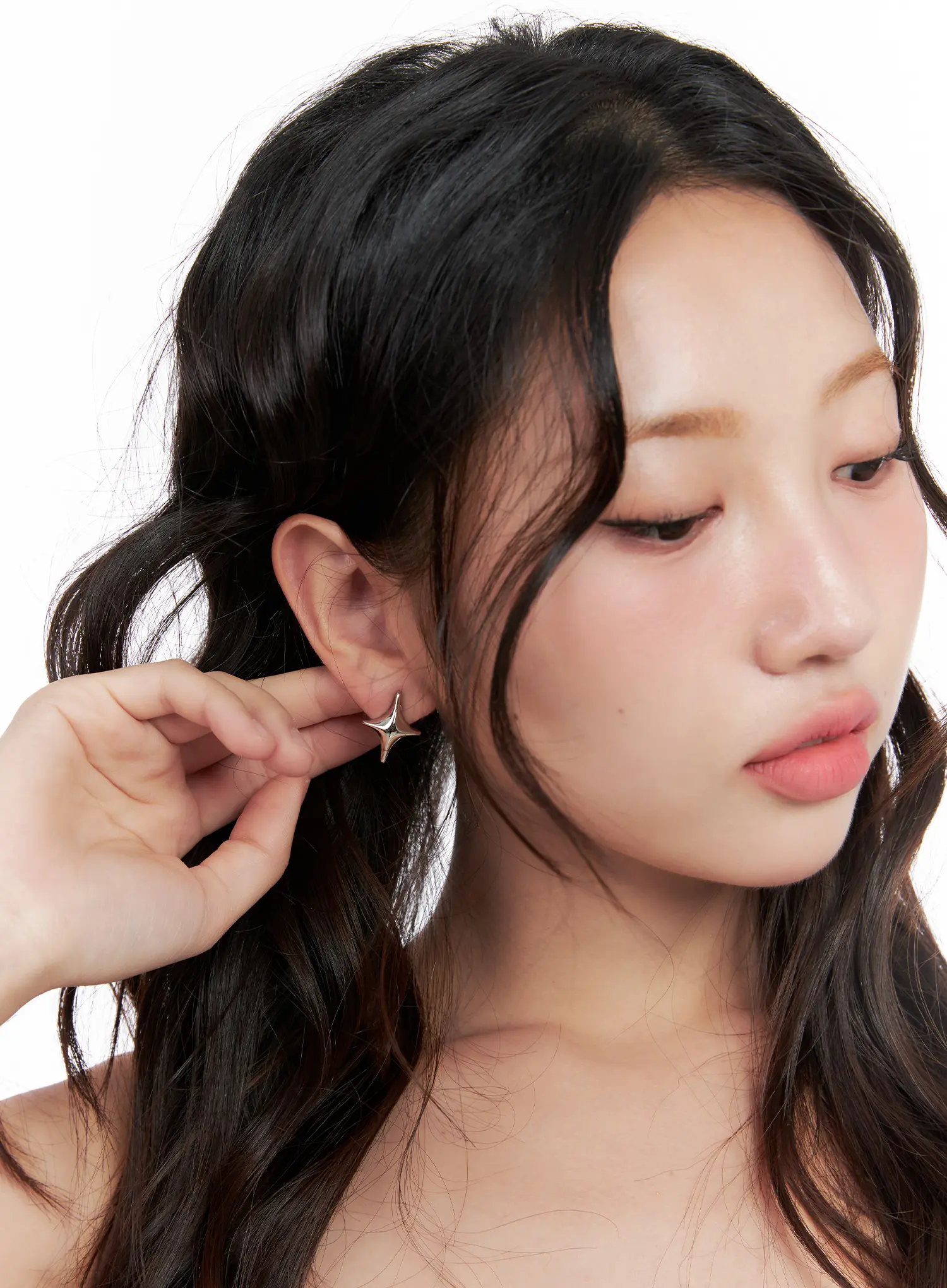 Star-Shaped Statement Earrings CL522 - Image 2