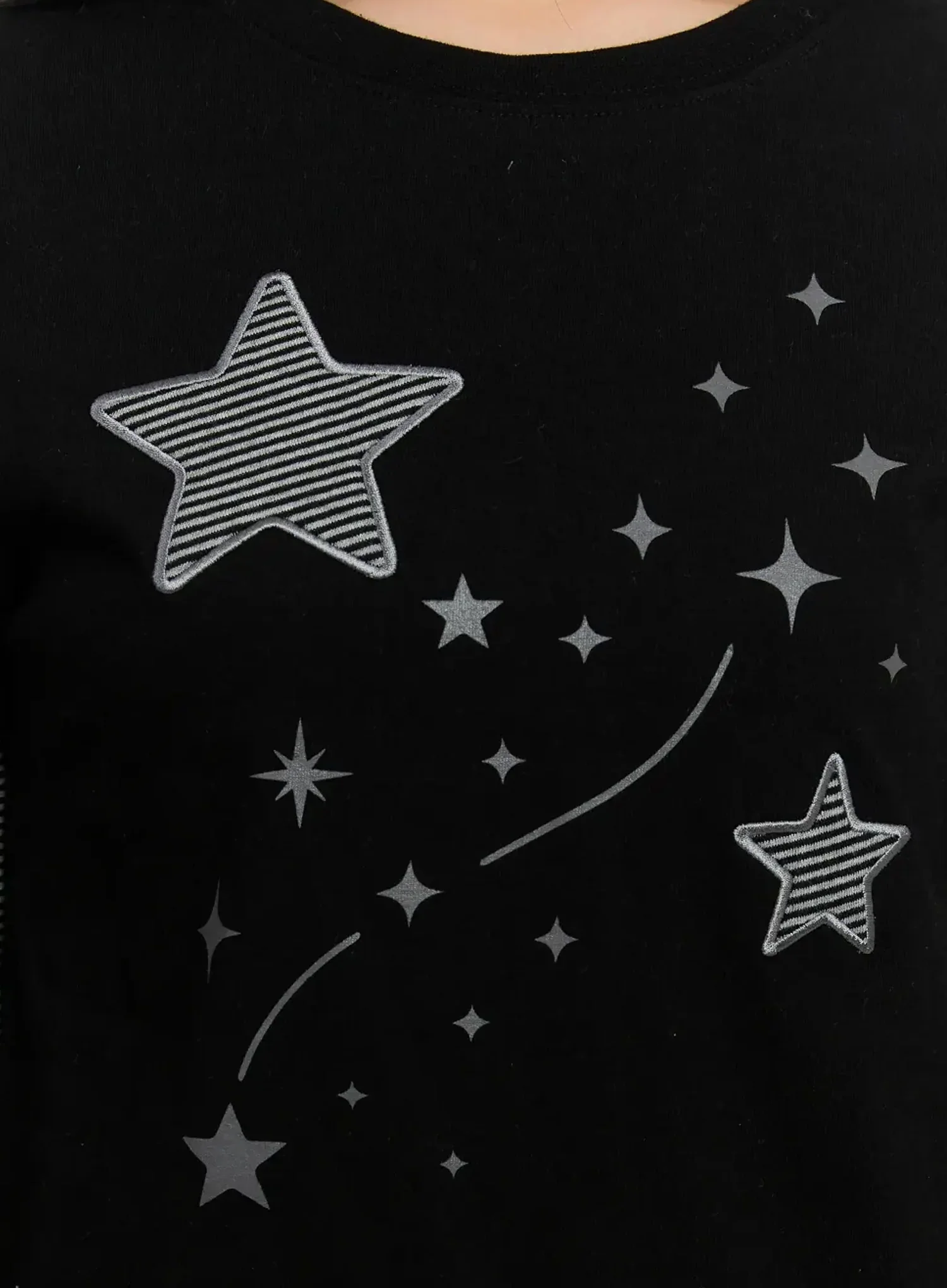 Star-Themed Layered Sleeve Top IM509 - Image 21