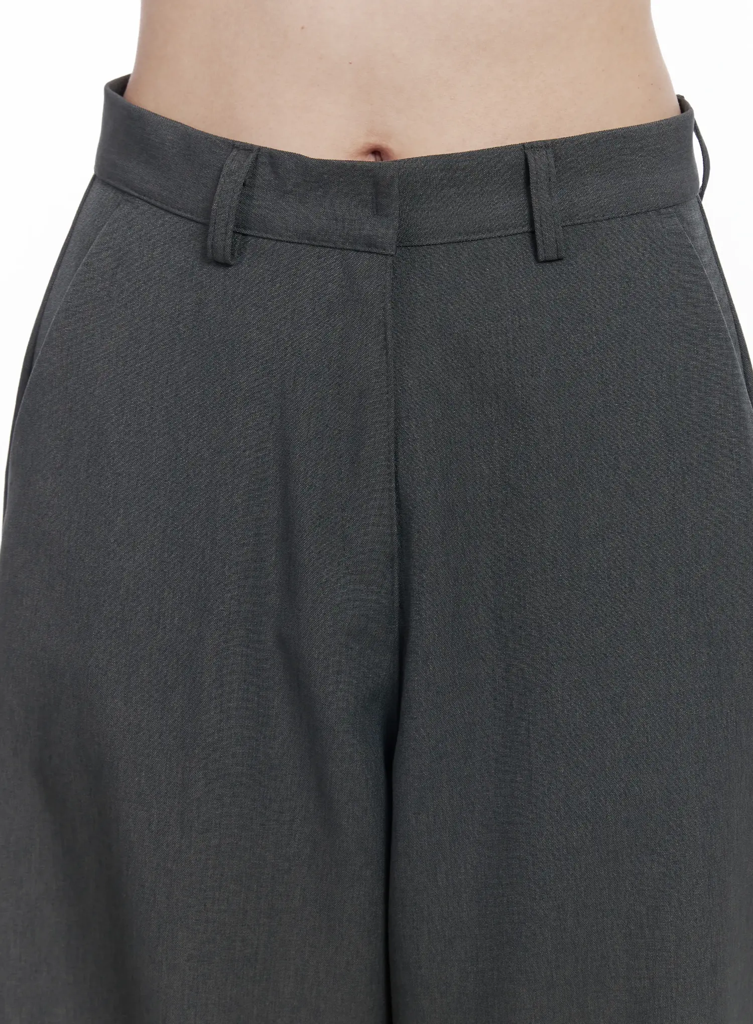 Straight Fit Wide Slacks IF525 - Image 7