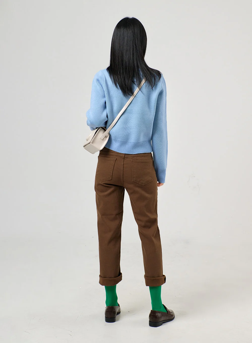 Straight Leg Cotton Pants OF405 - Image 4