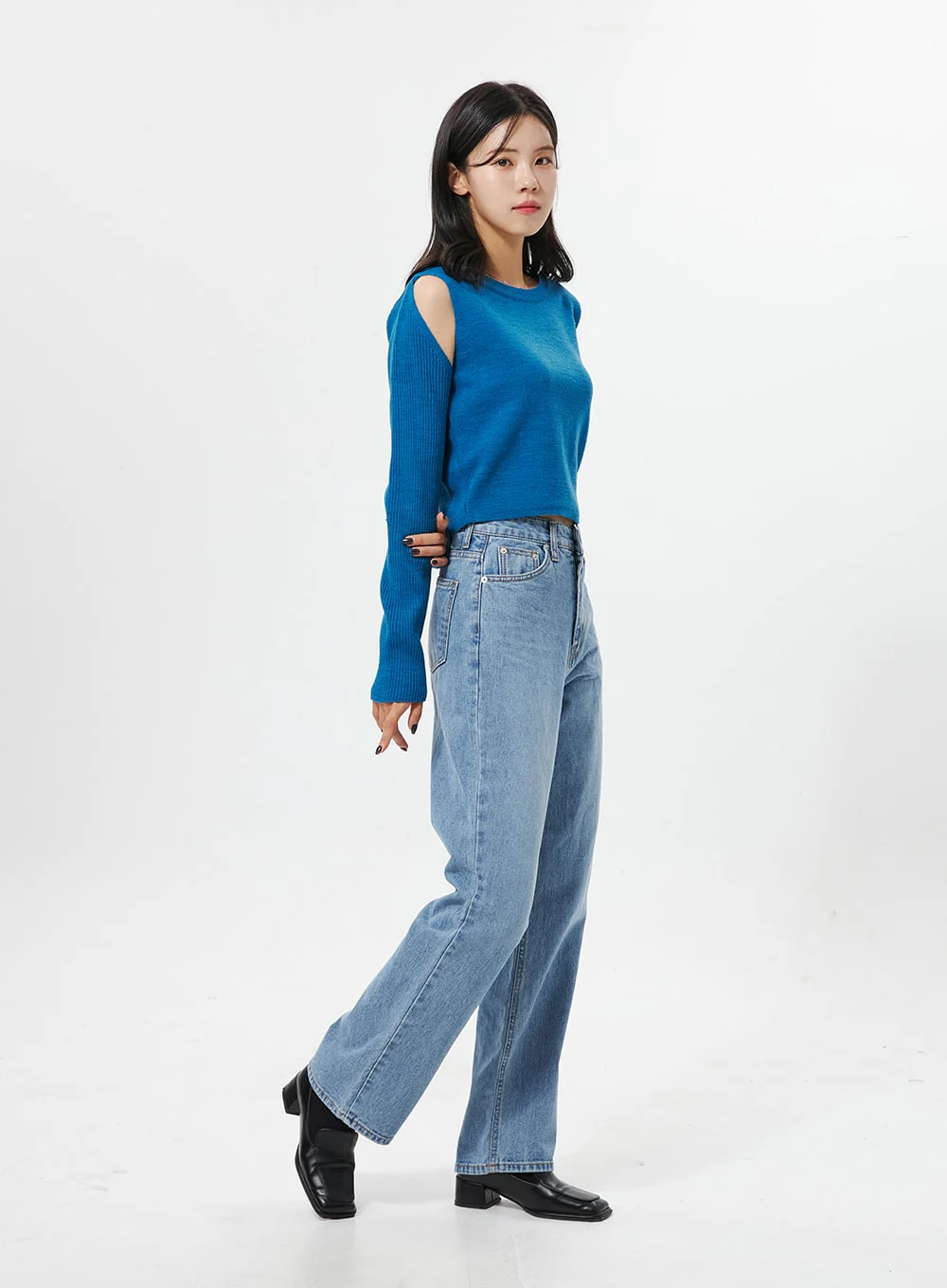 Straight Leg Jeans OO312 - Image 4