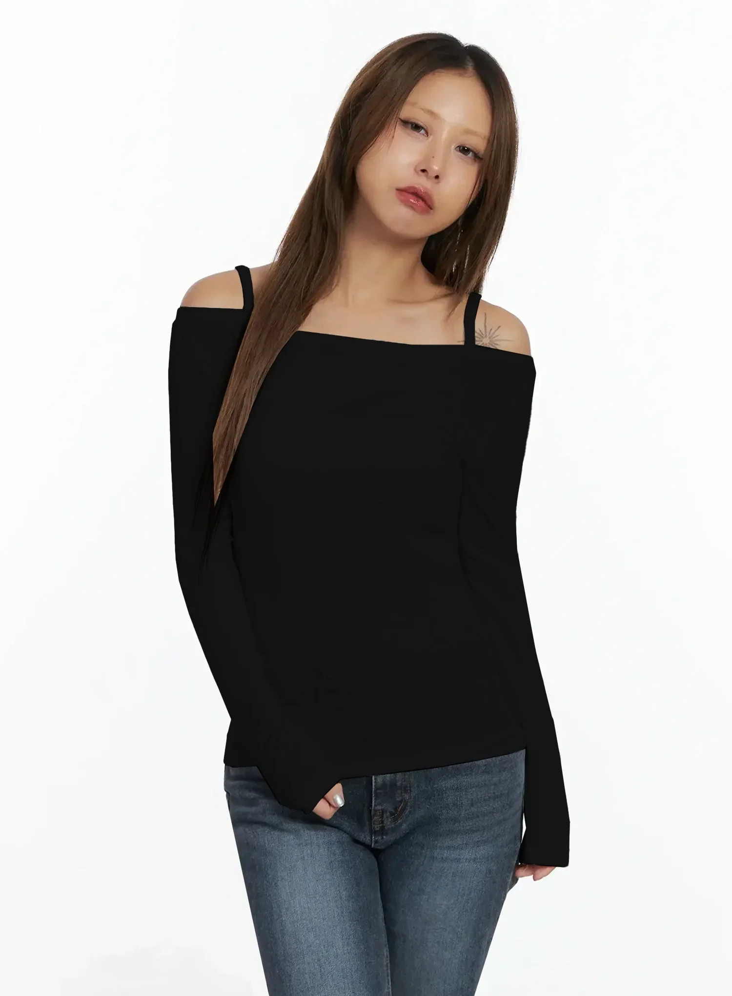 Strappy Off-Shoulder Top ID503 - Image 11