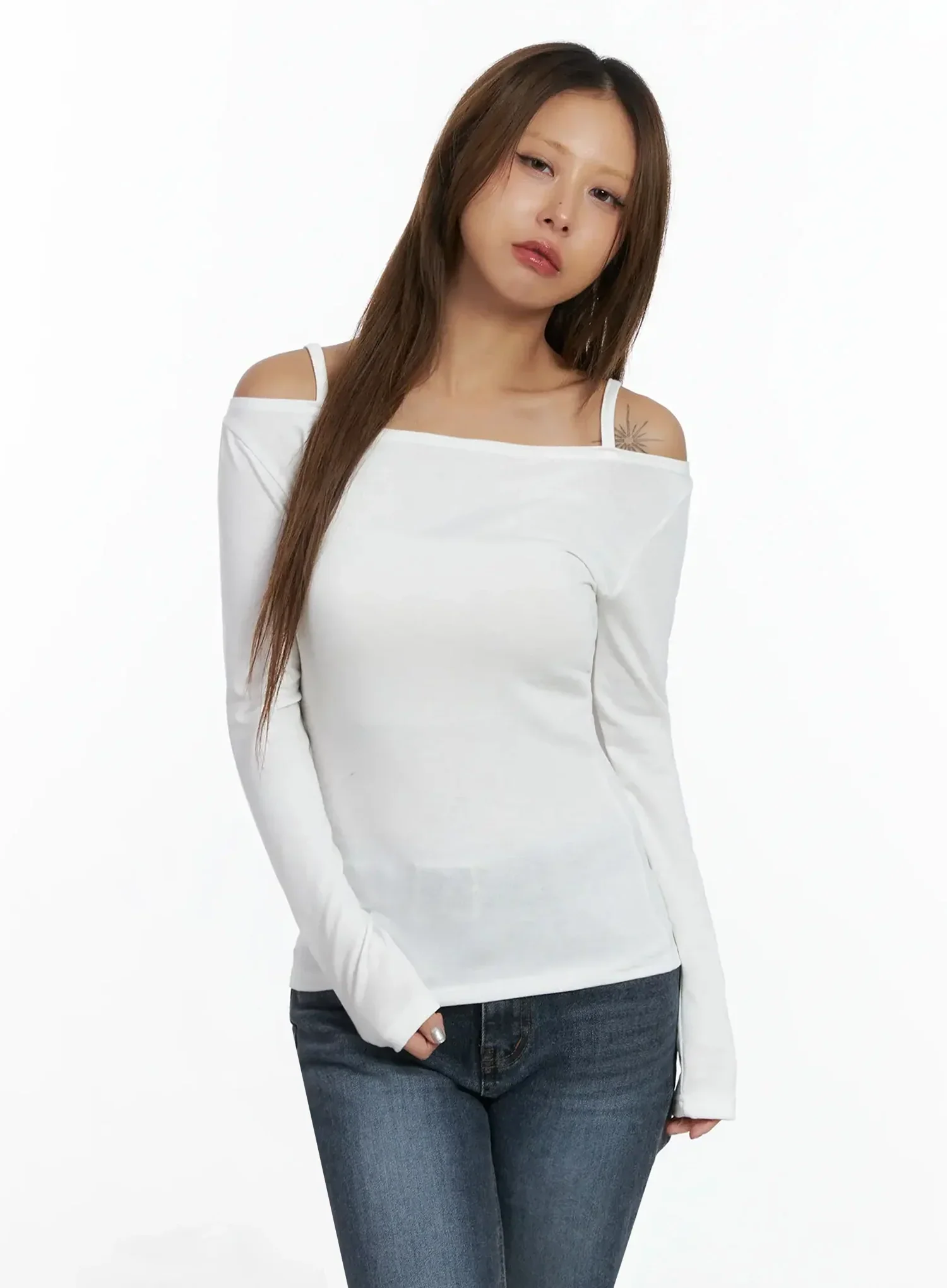 Strappy Off-Shoulder Top ID503 - Image 2