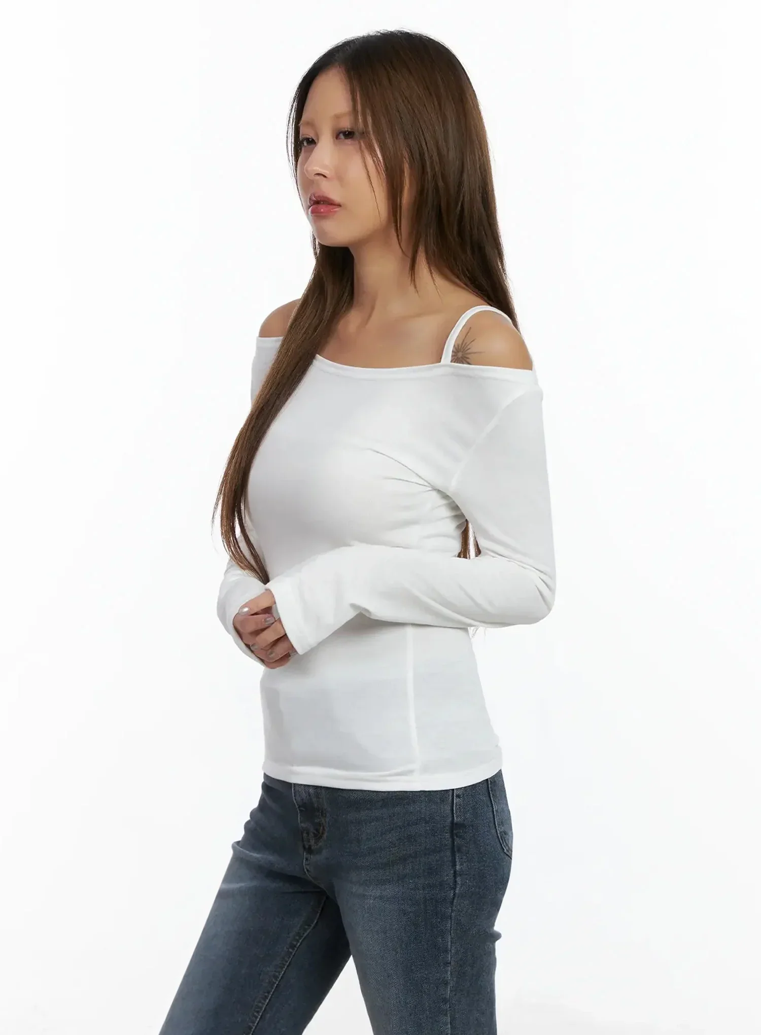 Strappy Off-Shoulder Top ID503 - Image 7