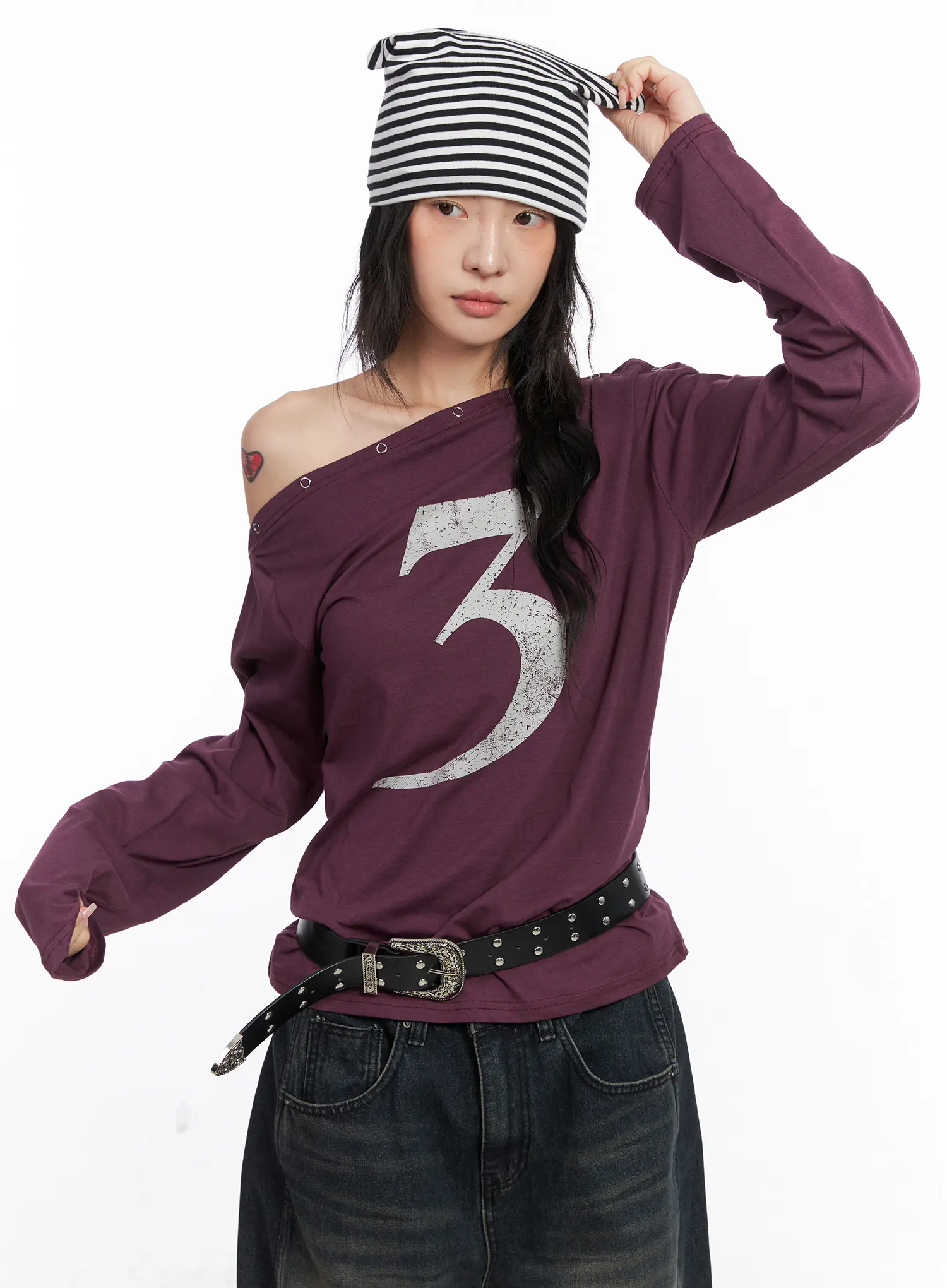 Striped Cat Beanie CO507 - Image 2