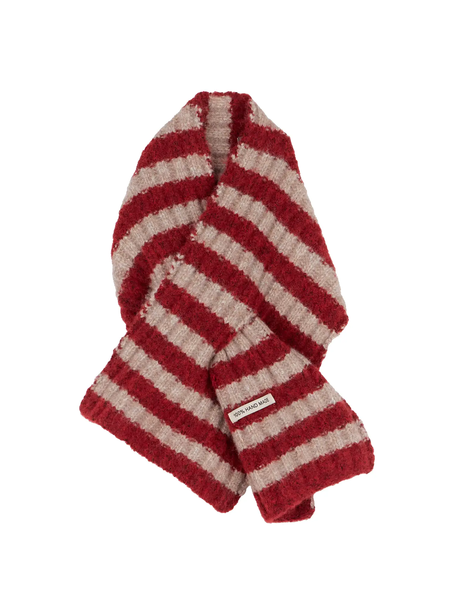 Striped Knit Scarf IN513