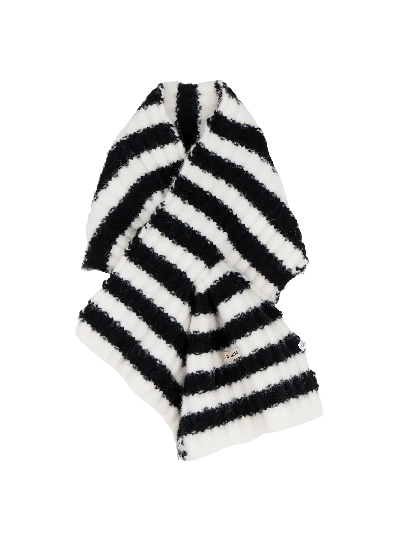 Striped Knit Scarf IN513 - Image 2