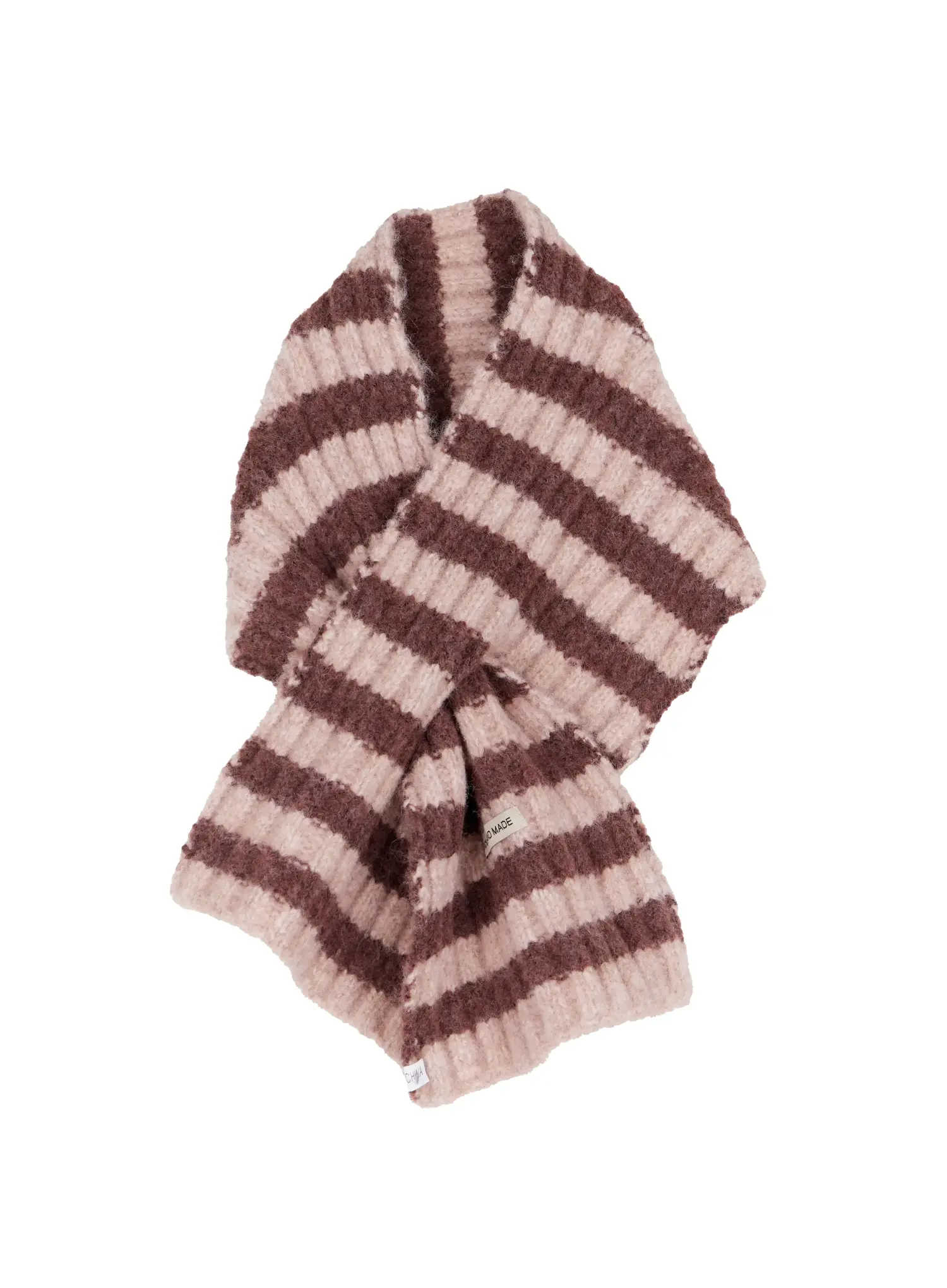 Striped Knit Scarf IN513 - Image 3