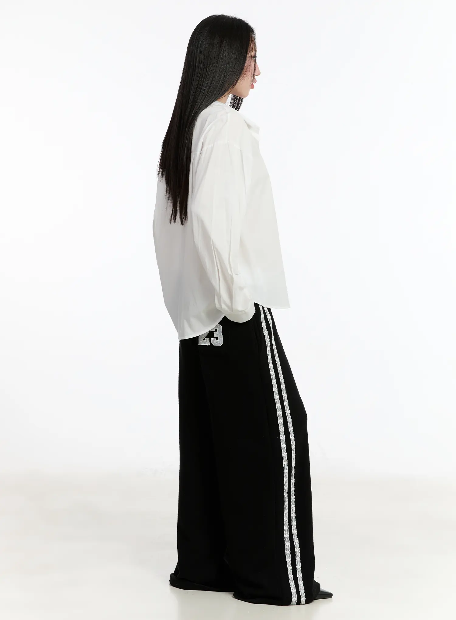 Striped Lace Sweatpants CM511 - Image 6