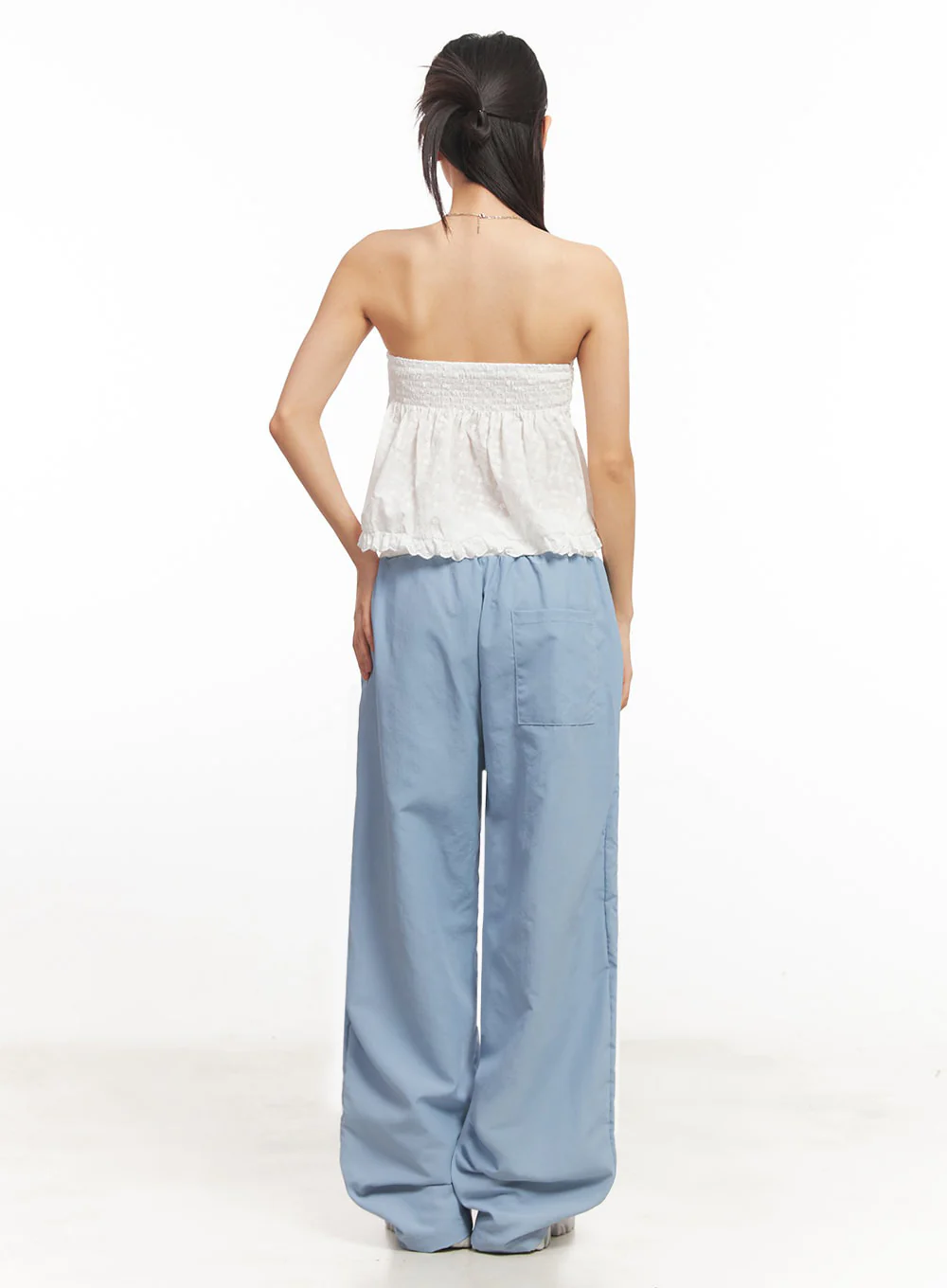 Striped Nylon Track Pants IA525 - Image 10