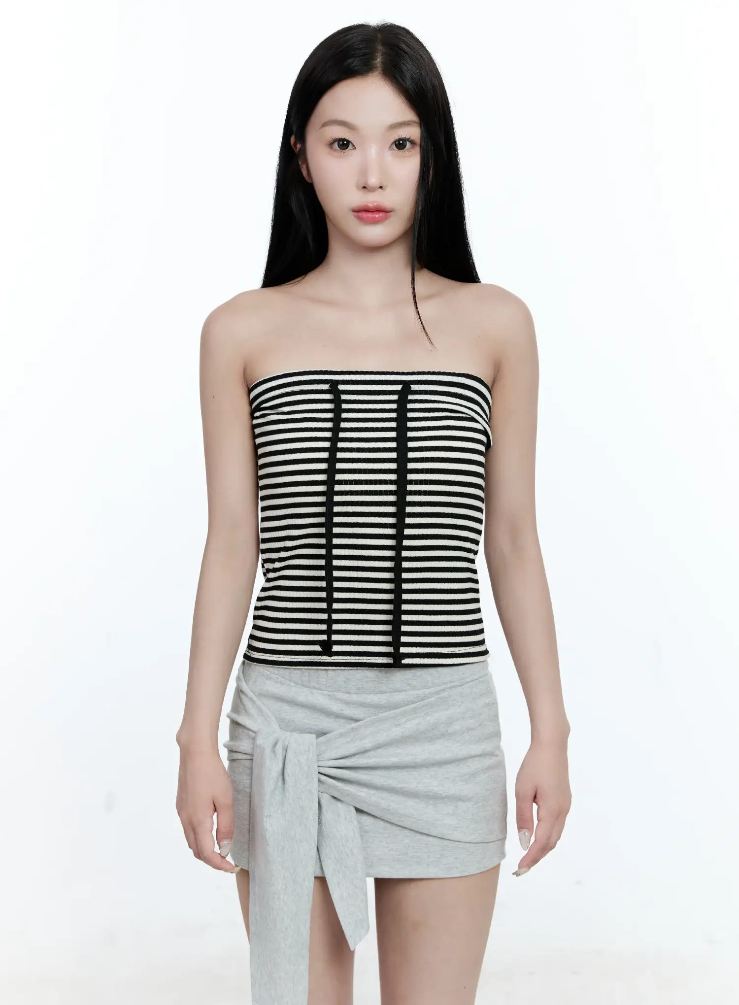 Striped Ribbed Tube Top CG511 - Image 10