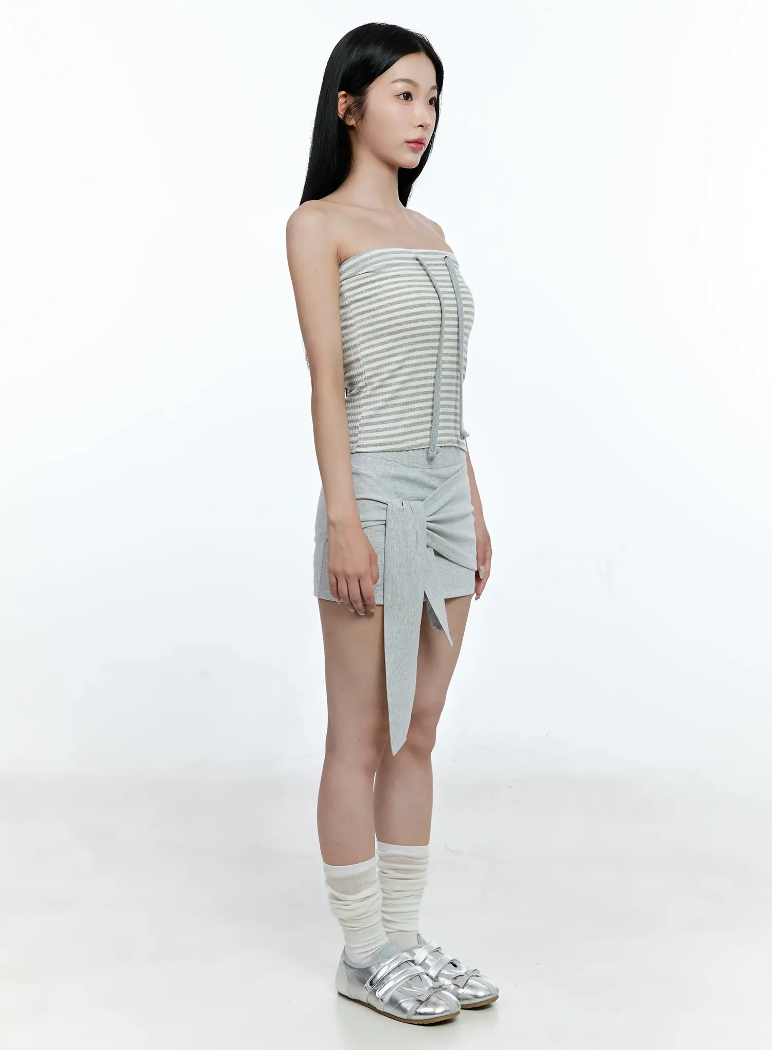 Striped Ribbed Tube Top CG511 - Image 8