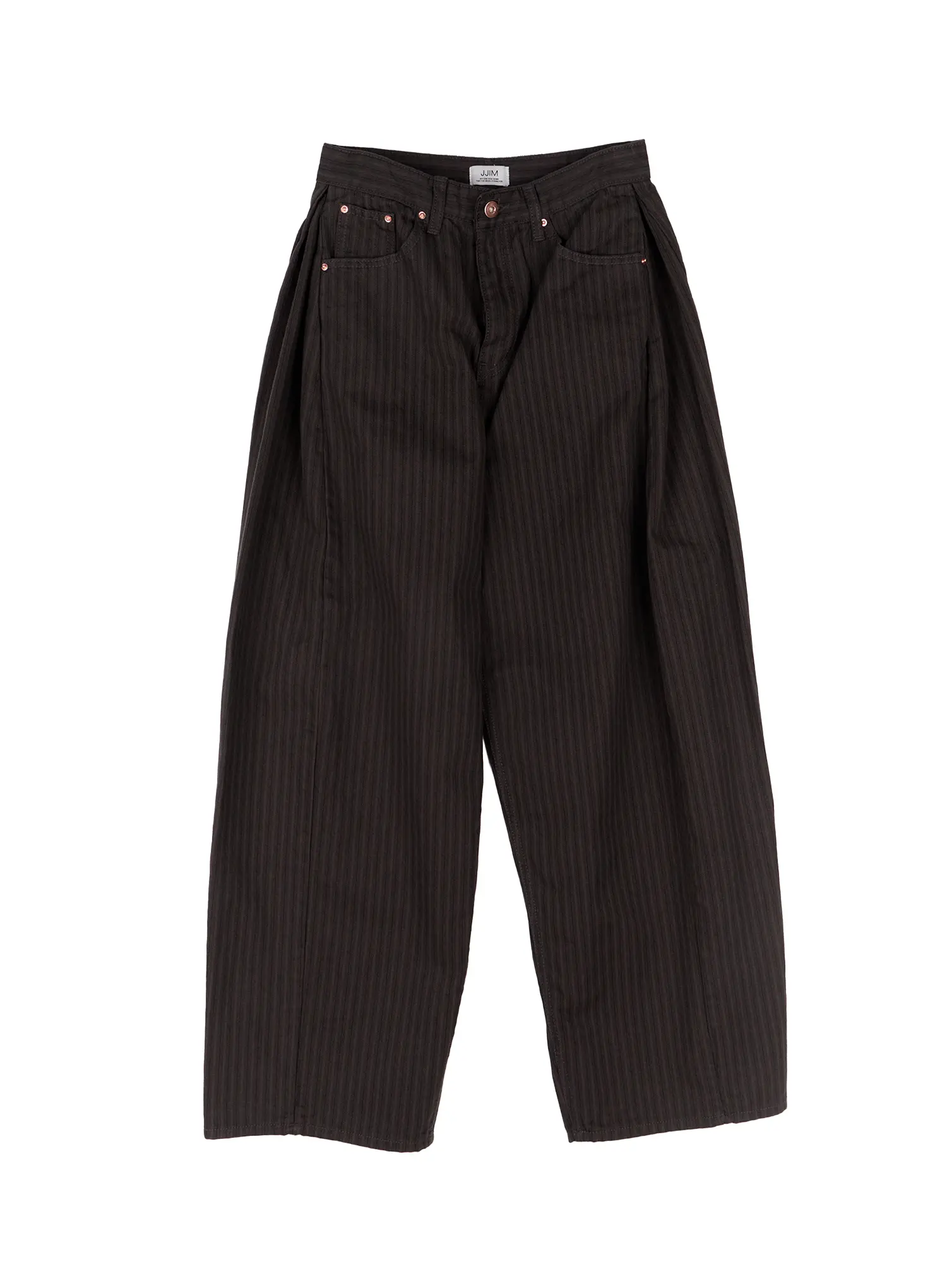 Striped Side Pintuck Wide Pants CO507 - Image 9