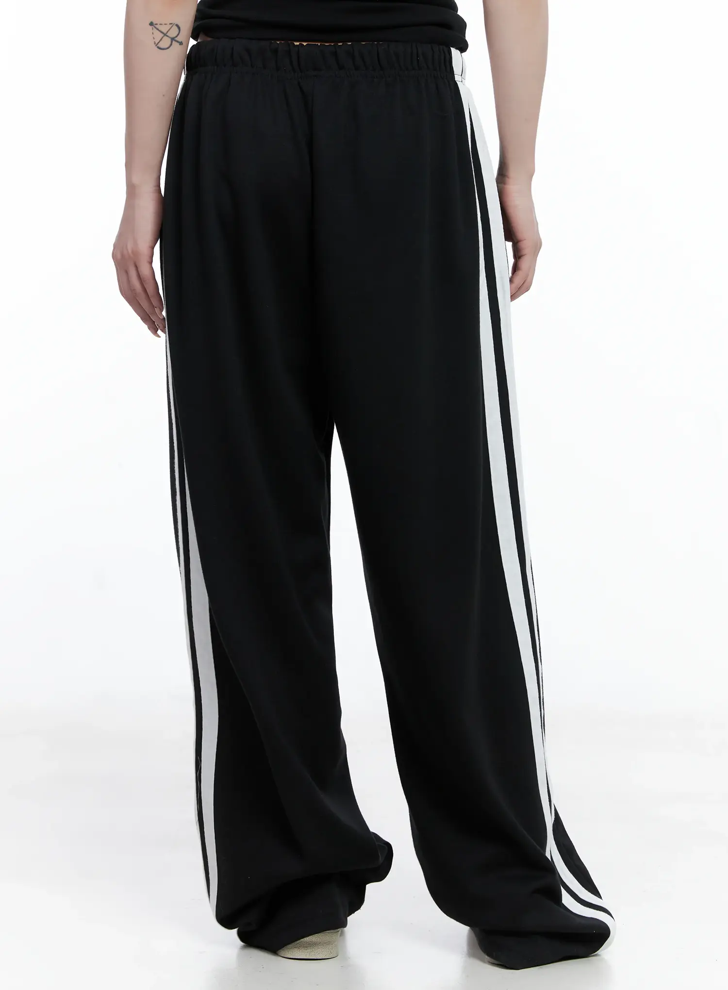 Striped Wide-Leg Sweatpants CS501 - Image 4