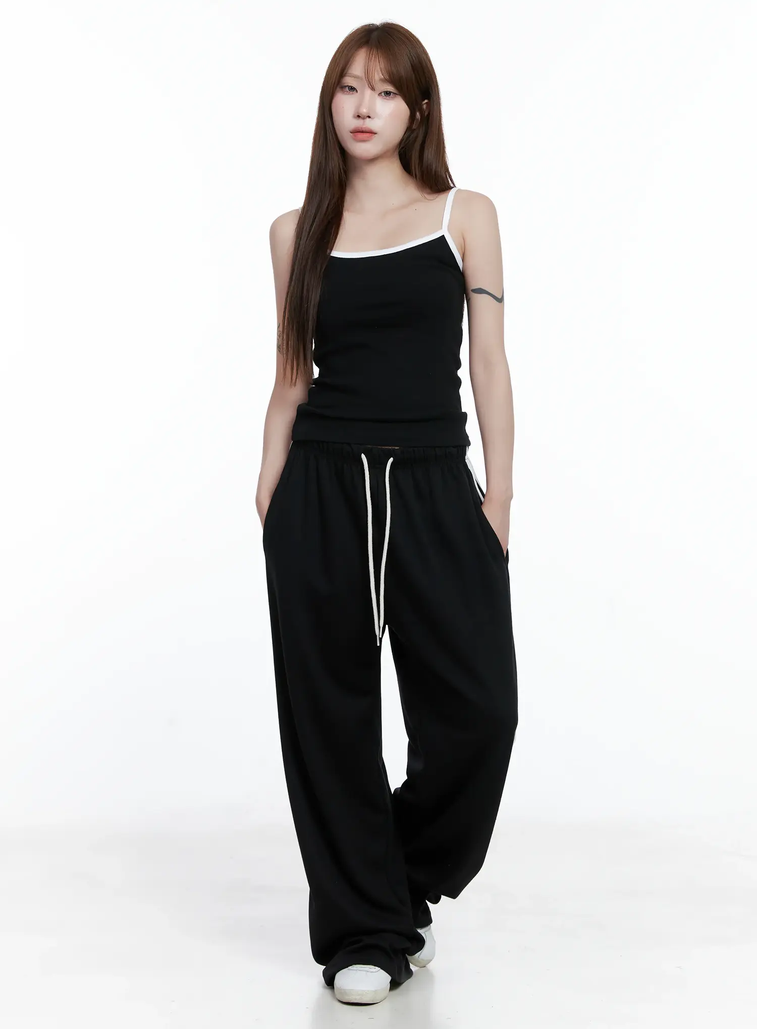Striped Wide-Leg Sweatpants CS501 - Image 5