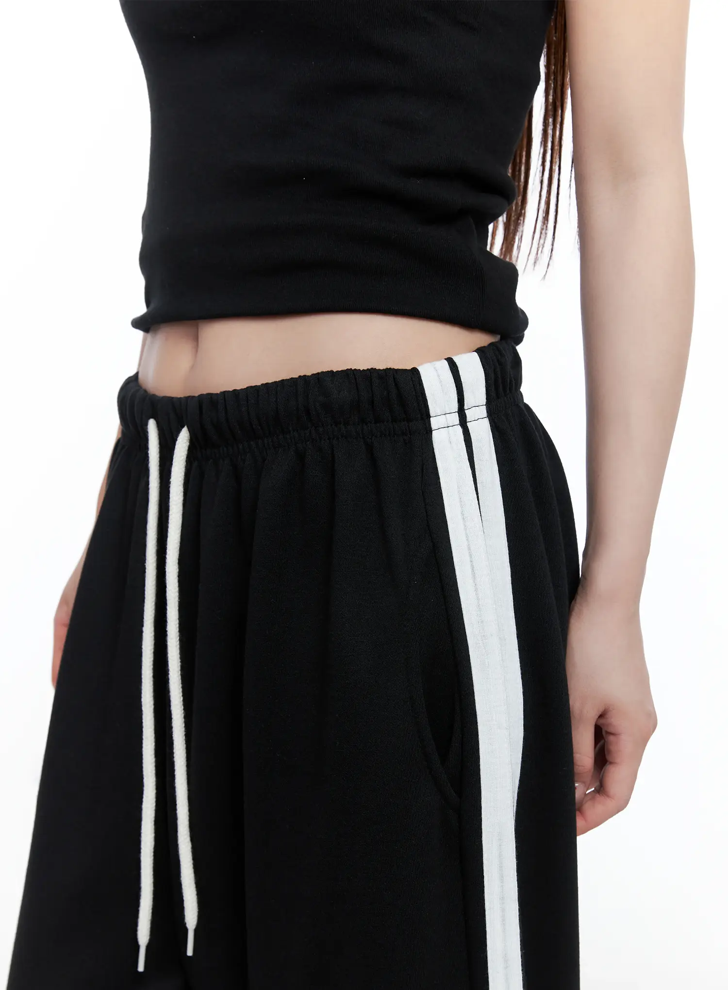 Striped Wide-Leg Sweatpants CS501 - Image 8