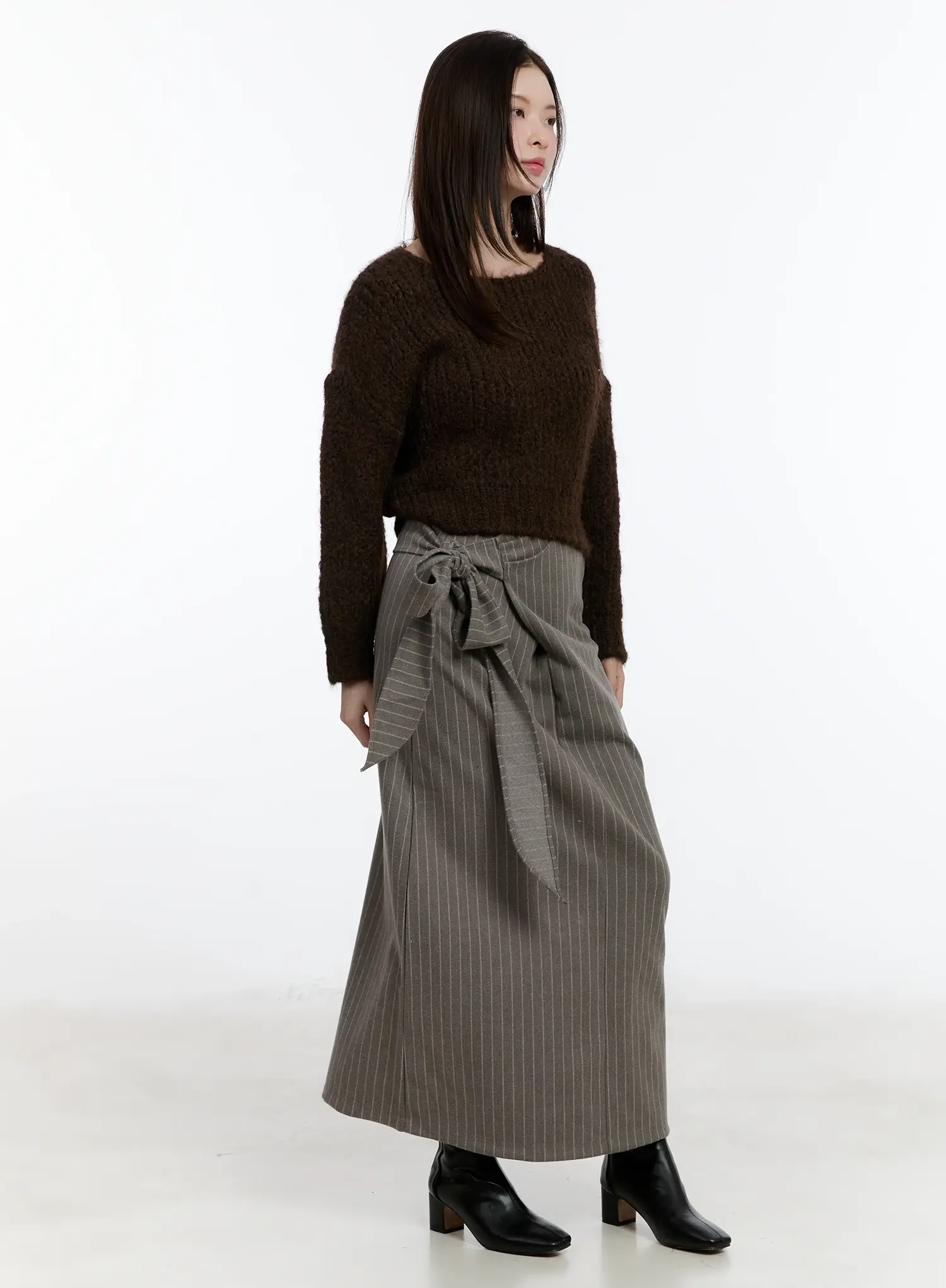 Striped Wrap Skirt ID511 - Image 6