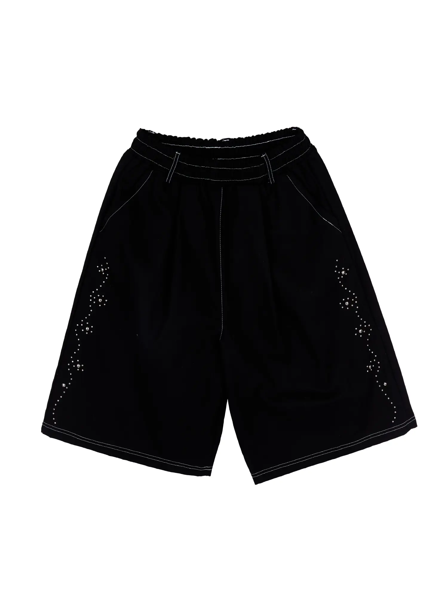 Studded Bermuda Shorts CA522 - Image 9