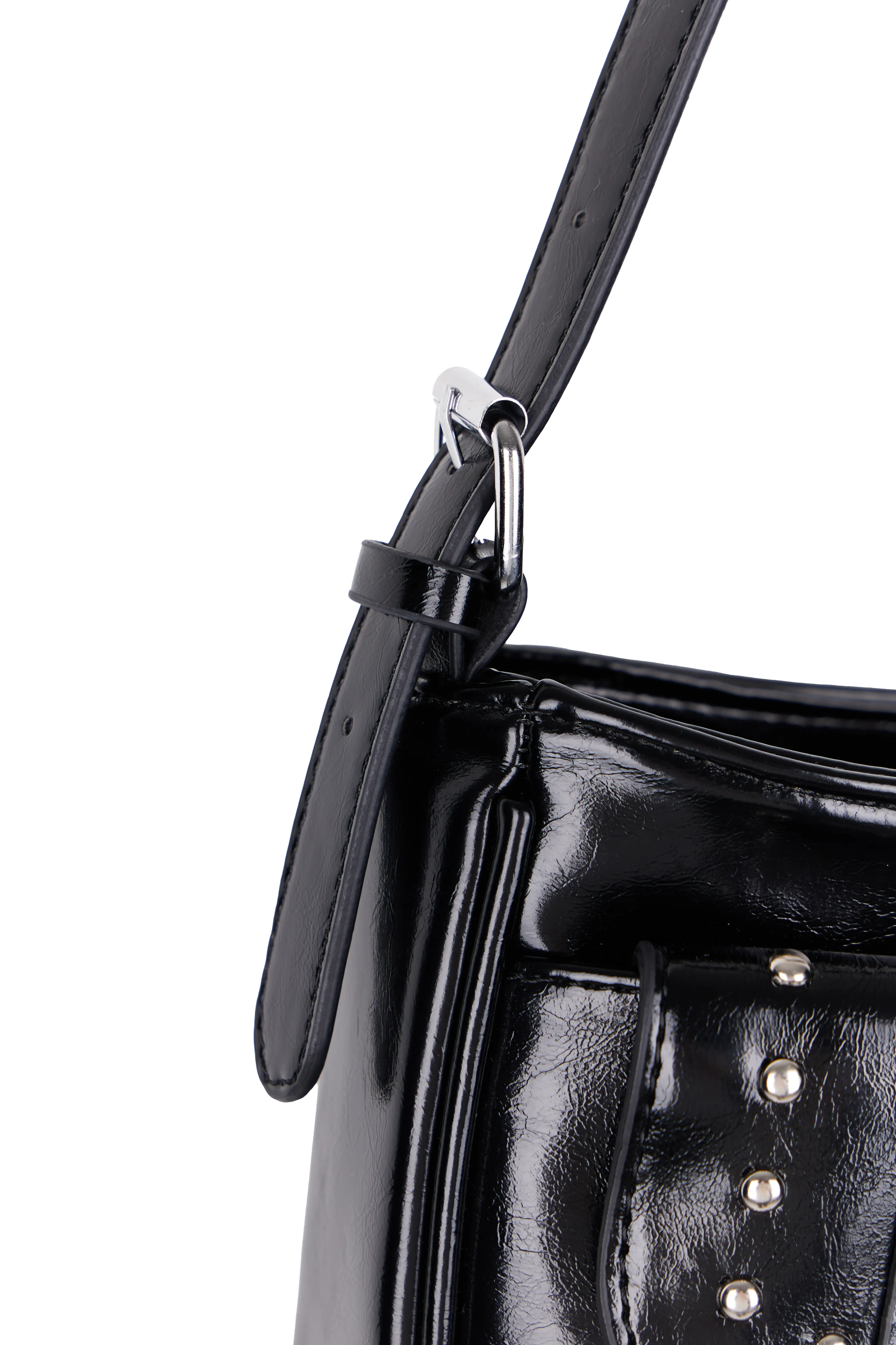 Studded Buckle Double Pocket Purse IY511 - Image 18
