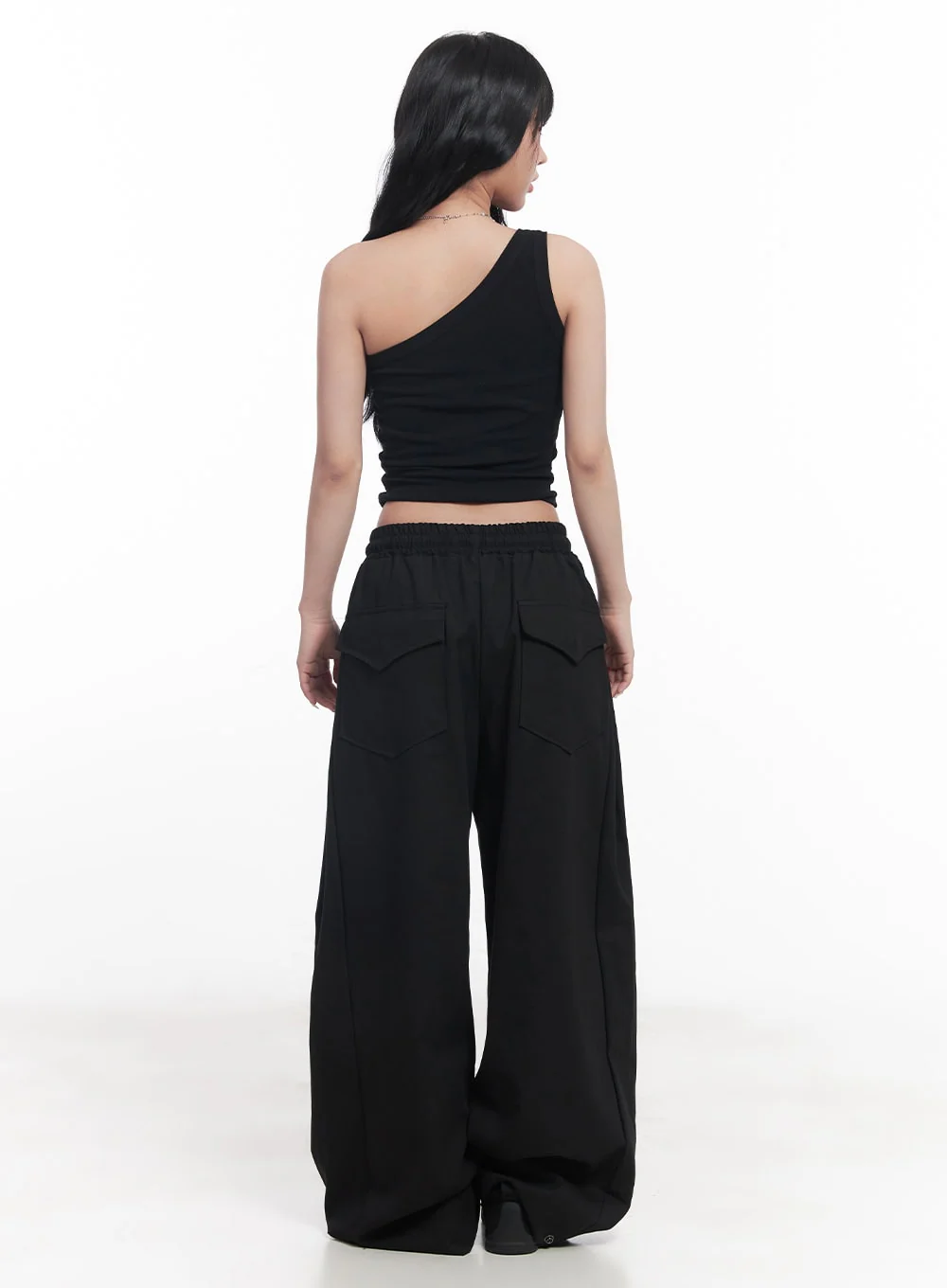 Studded One-Shoulder Crop Tank Top CY527 - Image 7