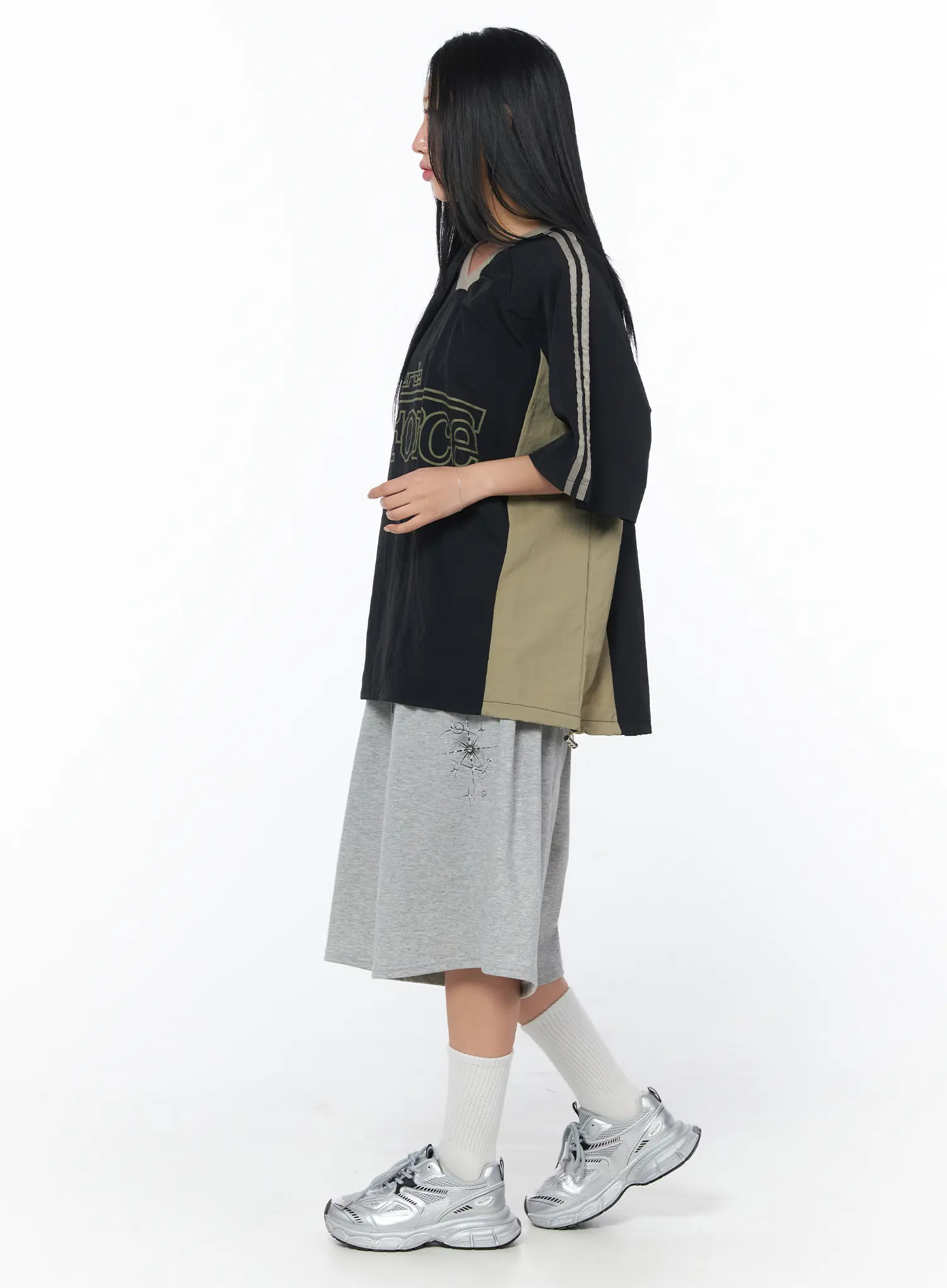 Studded Summer Bermuda Shorts CY513 - Image 6