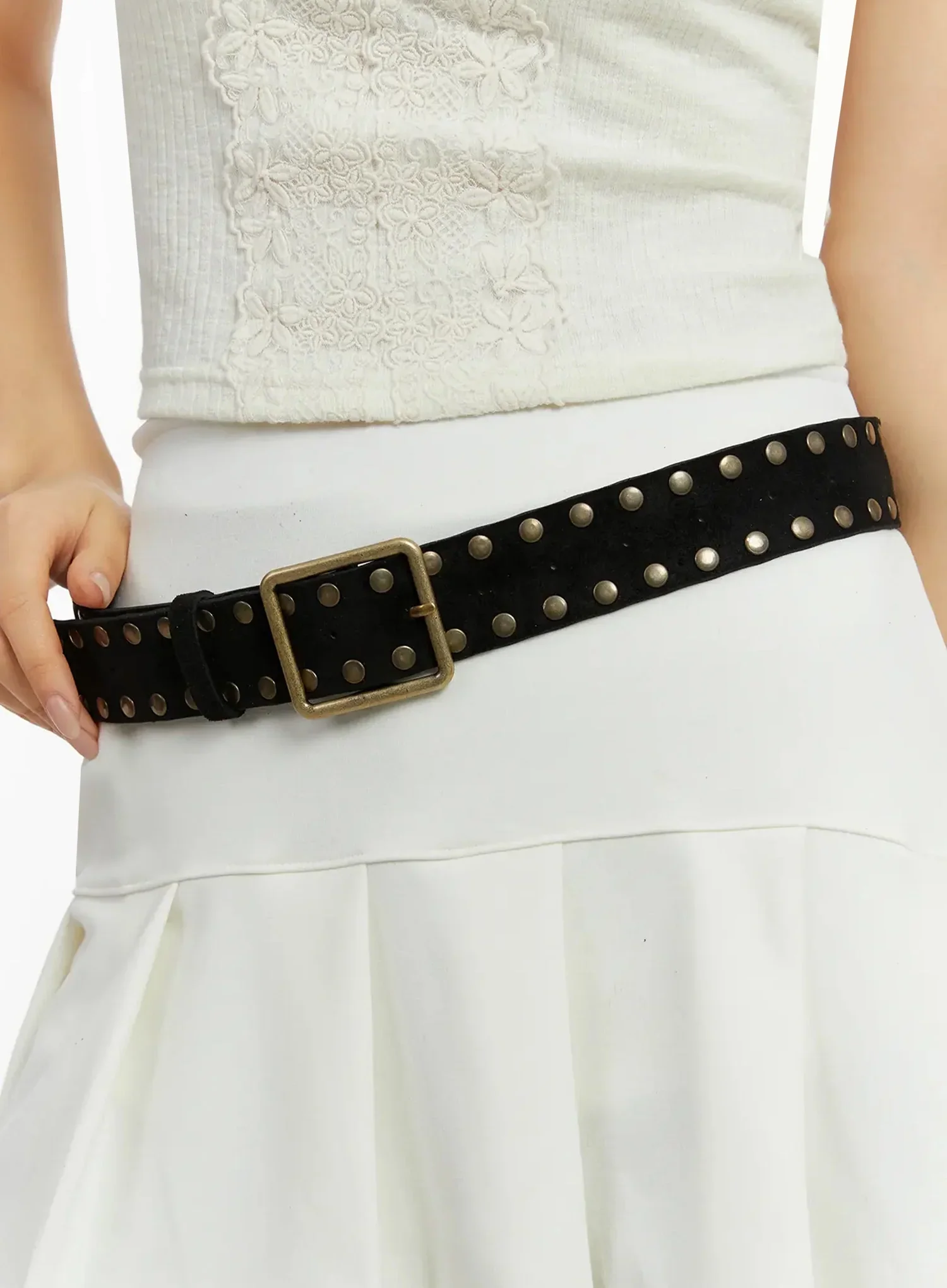 Studded Textured Belt ID525 - Image 7