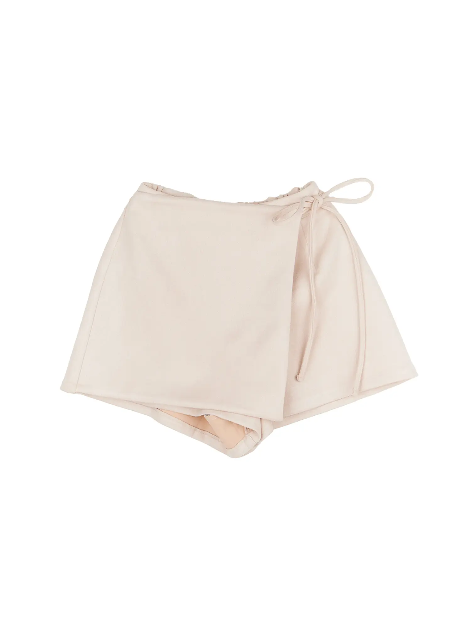 Suede Wrap Mini Skort F502 - Image 10