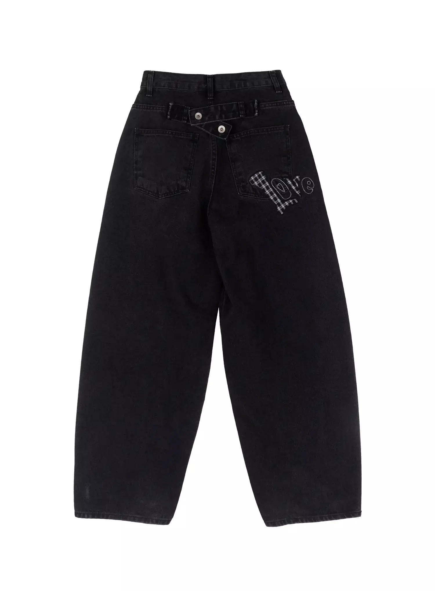 Sunwoo Embroidered Wide Leg Jeans IG528 - Image 13