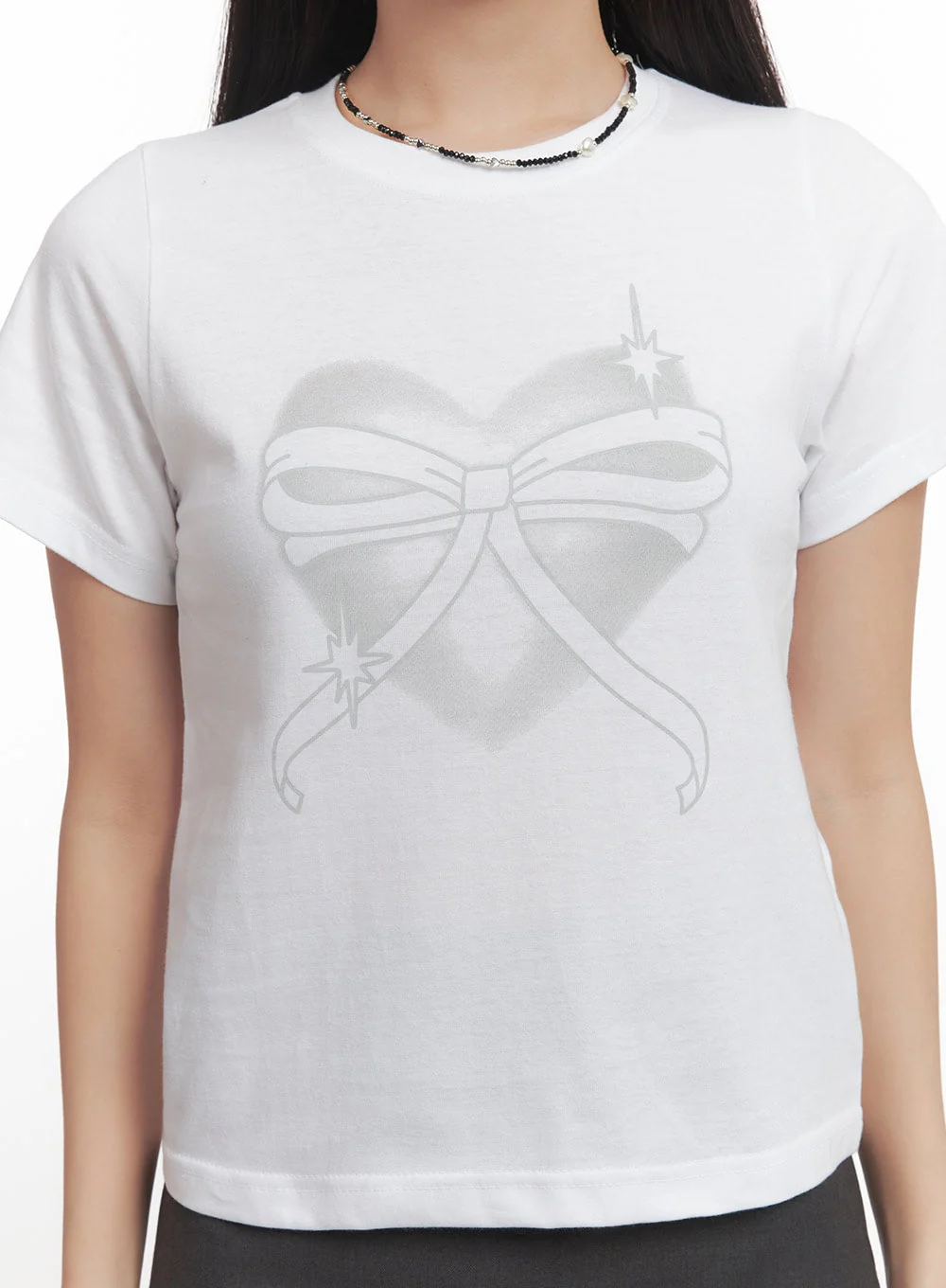 Sweetheart Graphic Crop Tee CF526 - Image 9