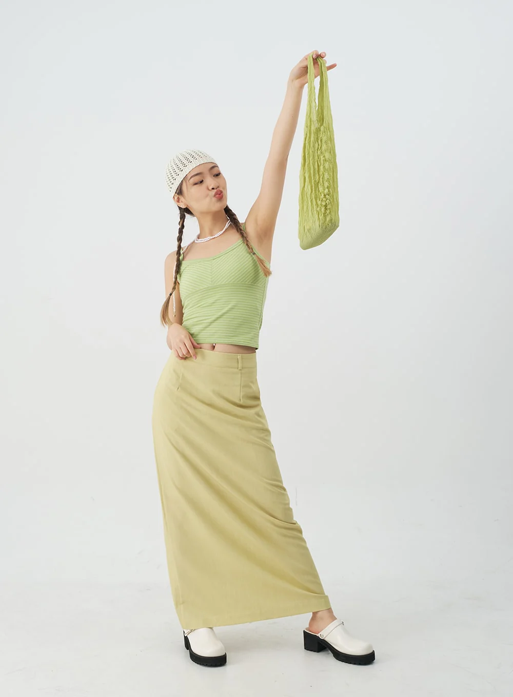 Tailored Maxi Skirt CJ08 - Image 3