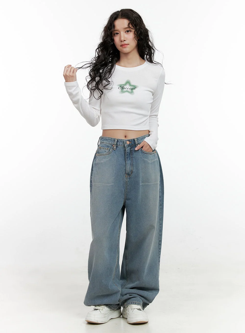 Taryn Chic Wide-Leg Jeans ON404 - Image 8