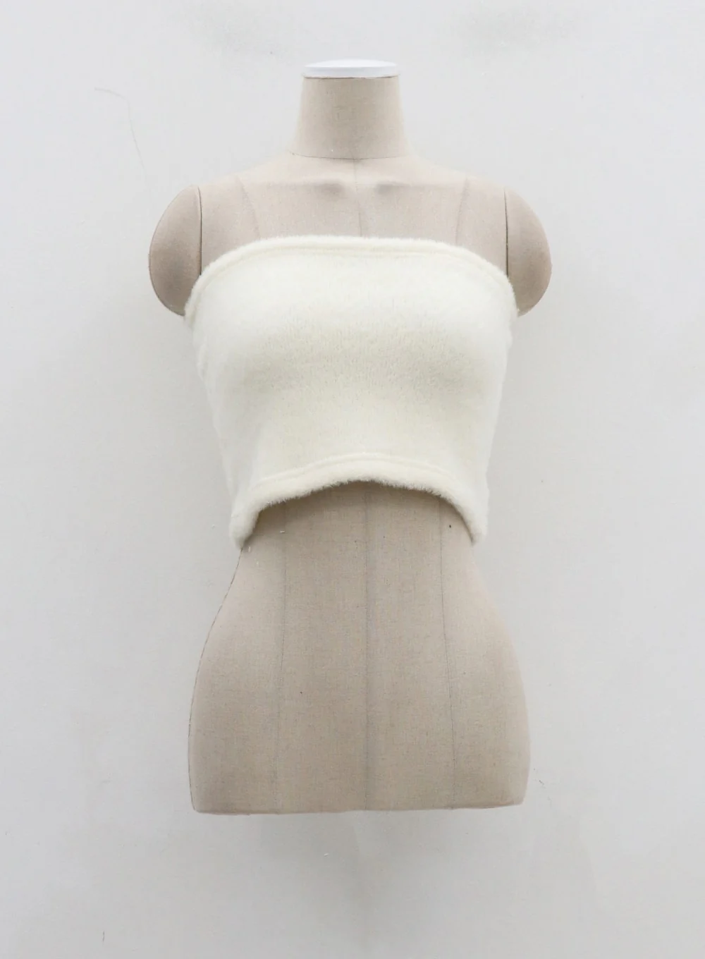 Teddy Cardigan Tube Top And Mini Skirt Set CJ325 - Image 15