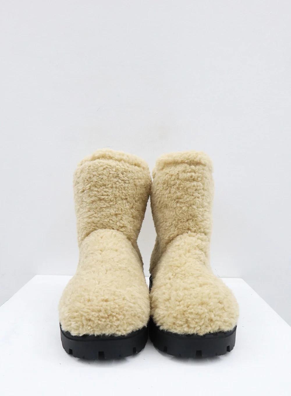 Teddy Drawstring Ankle Boots OD26 - Image 15