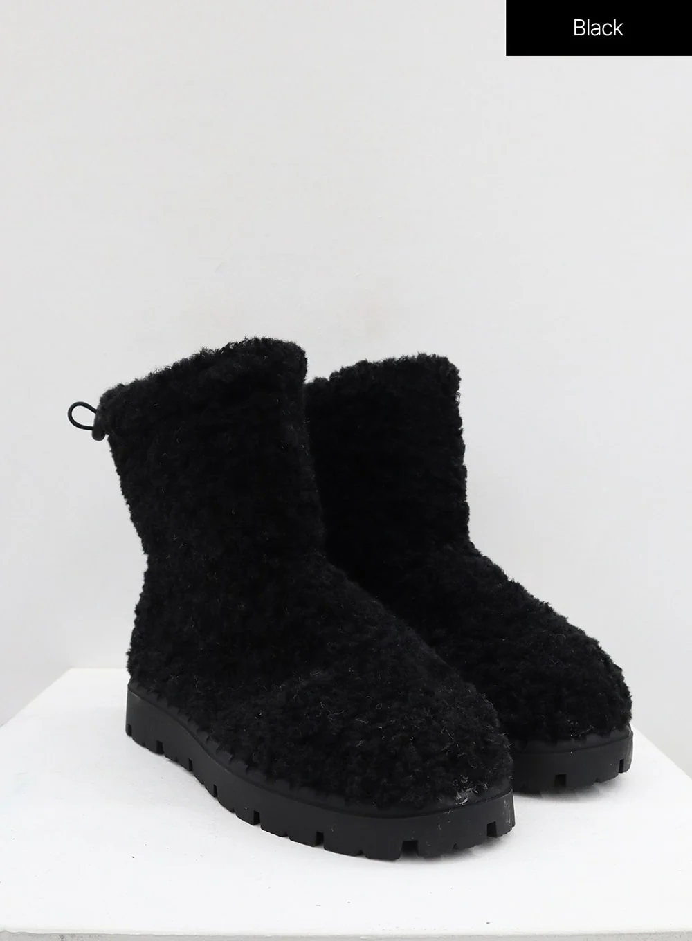 Teddy Drawstring Ankle Boots OD26 - Image 17