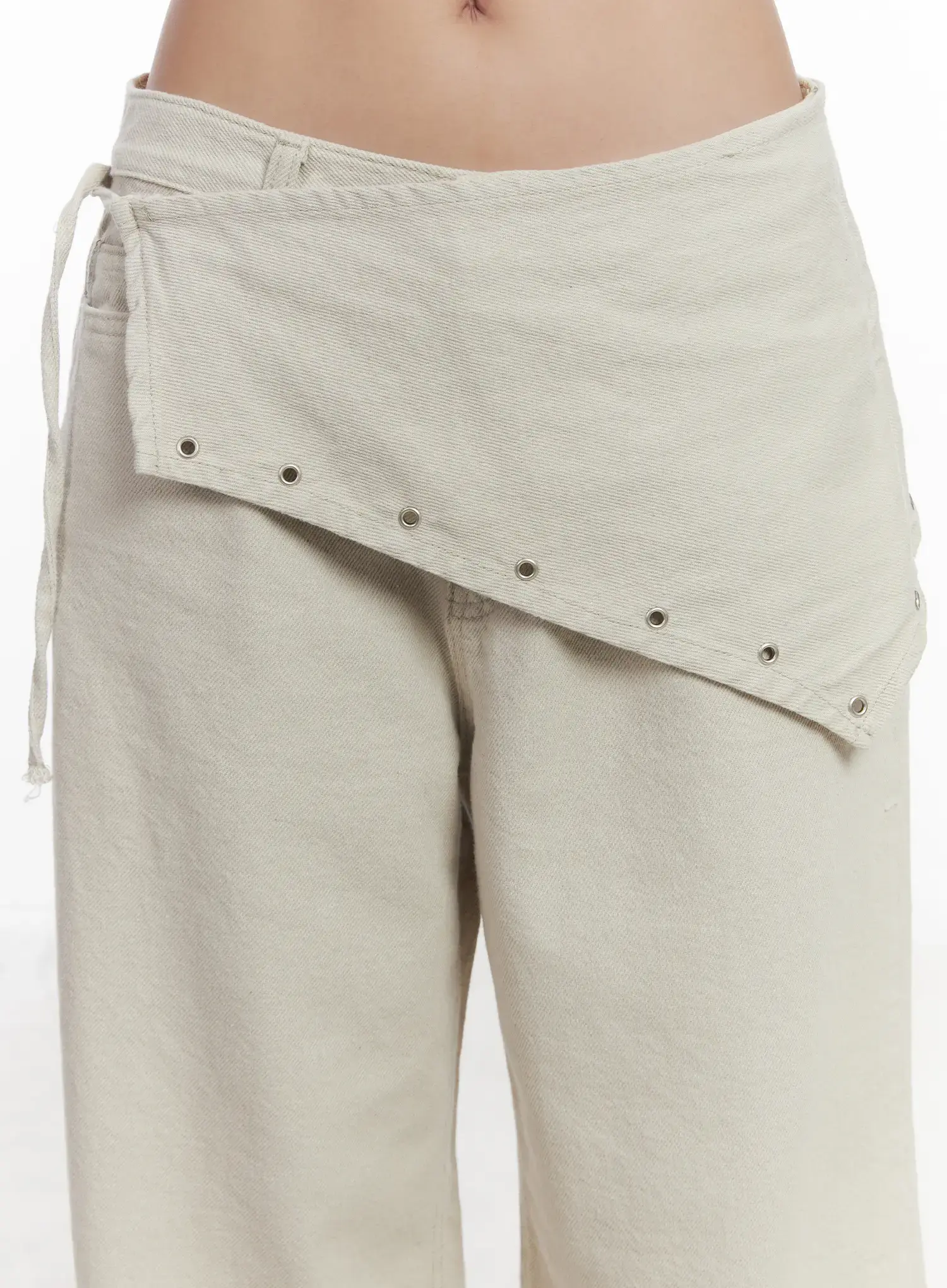 Terry Scarf Layered Pants CJ530 - Image 8