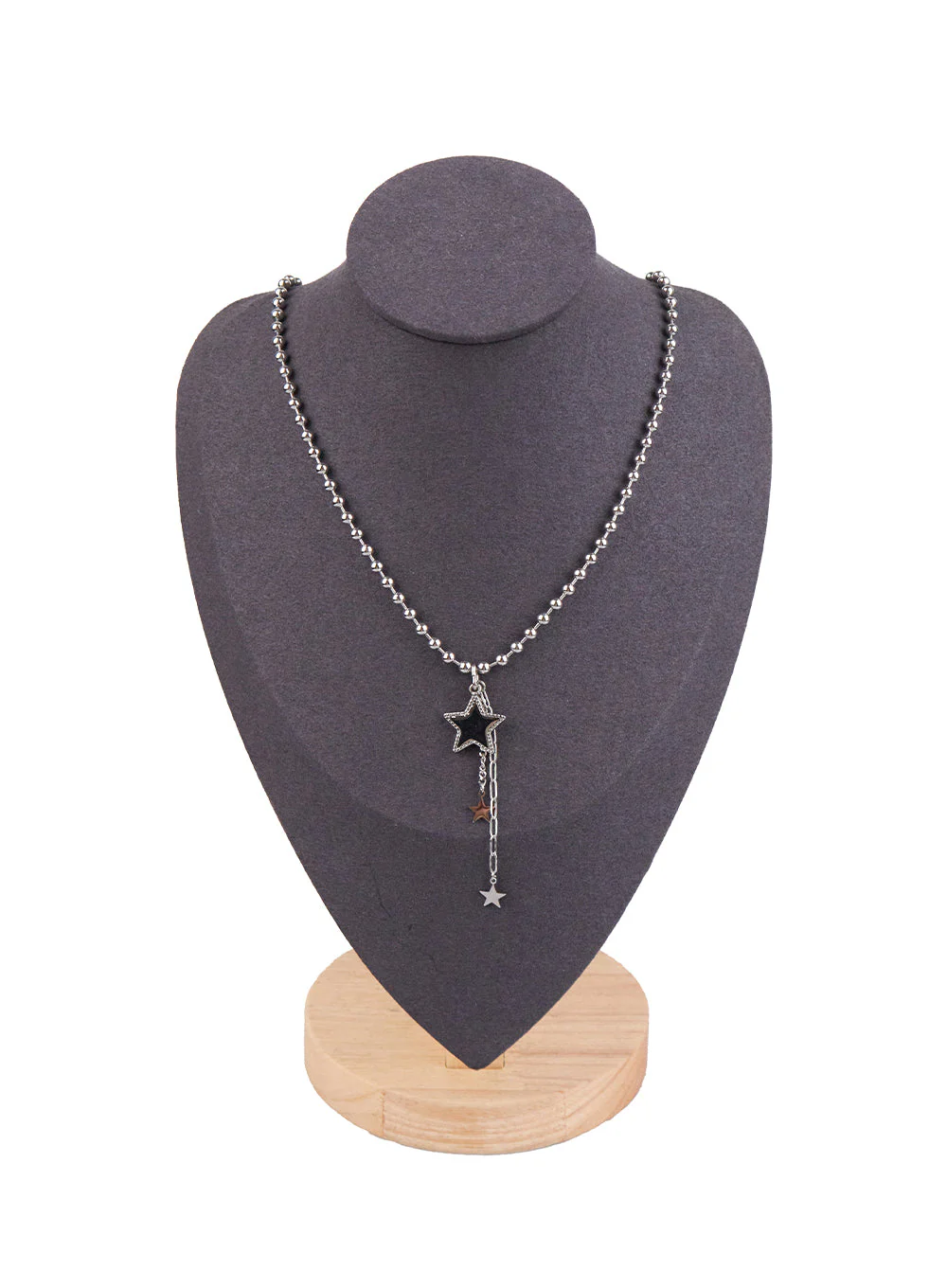 Three-Star Chain Necklace CJ502 - Image 5