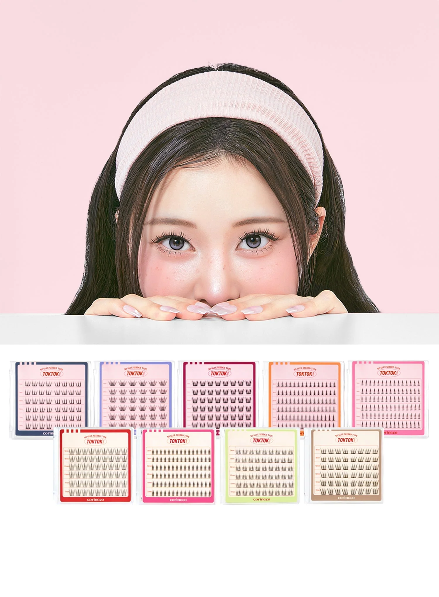 TOKTOKHARA No Glue Eyelash - Long (36pcs-54pcs) - Image 4
