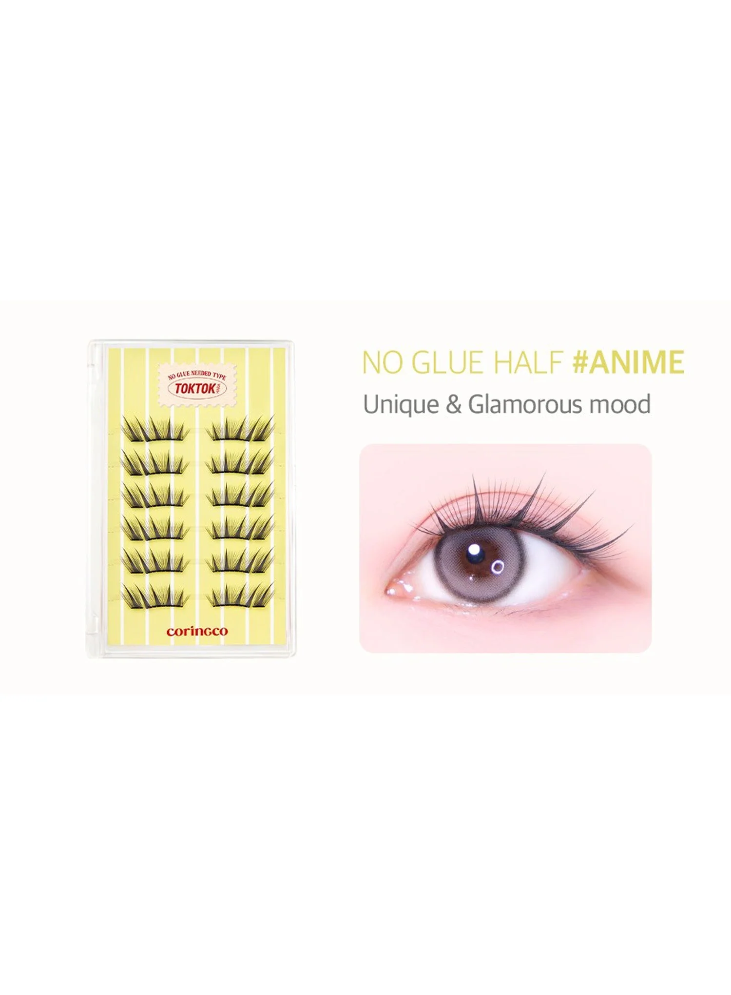 TOKTOKHARA No Glue Half Eyelash (24pcs) - Image 7