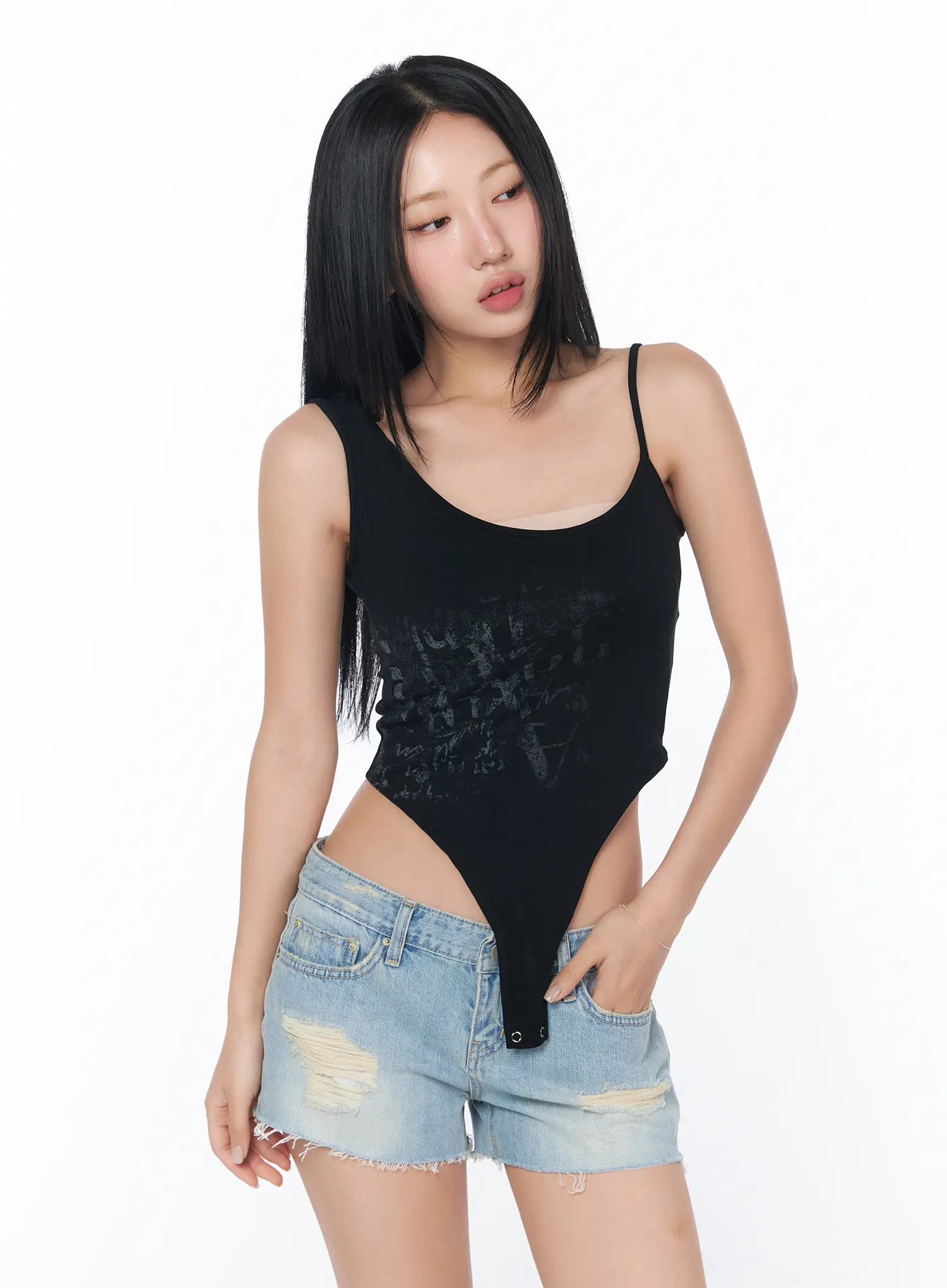 Trendy Scoop Bodysuit CY512 - Image 9