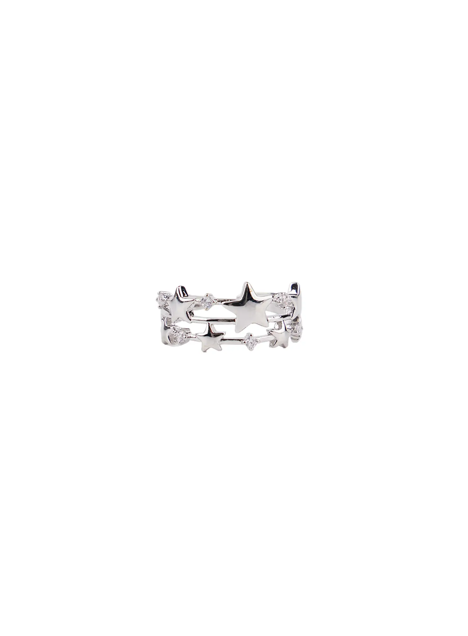 Triple Row Star Ring CF525 - Image 5