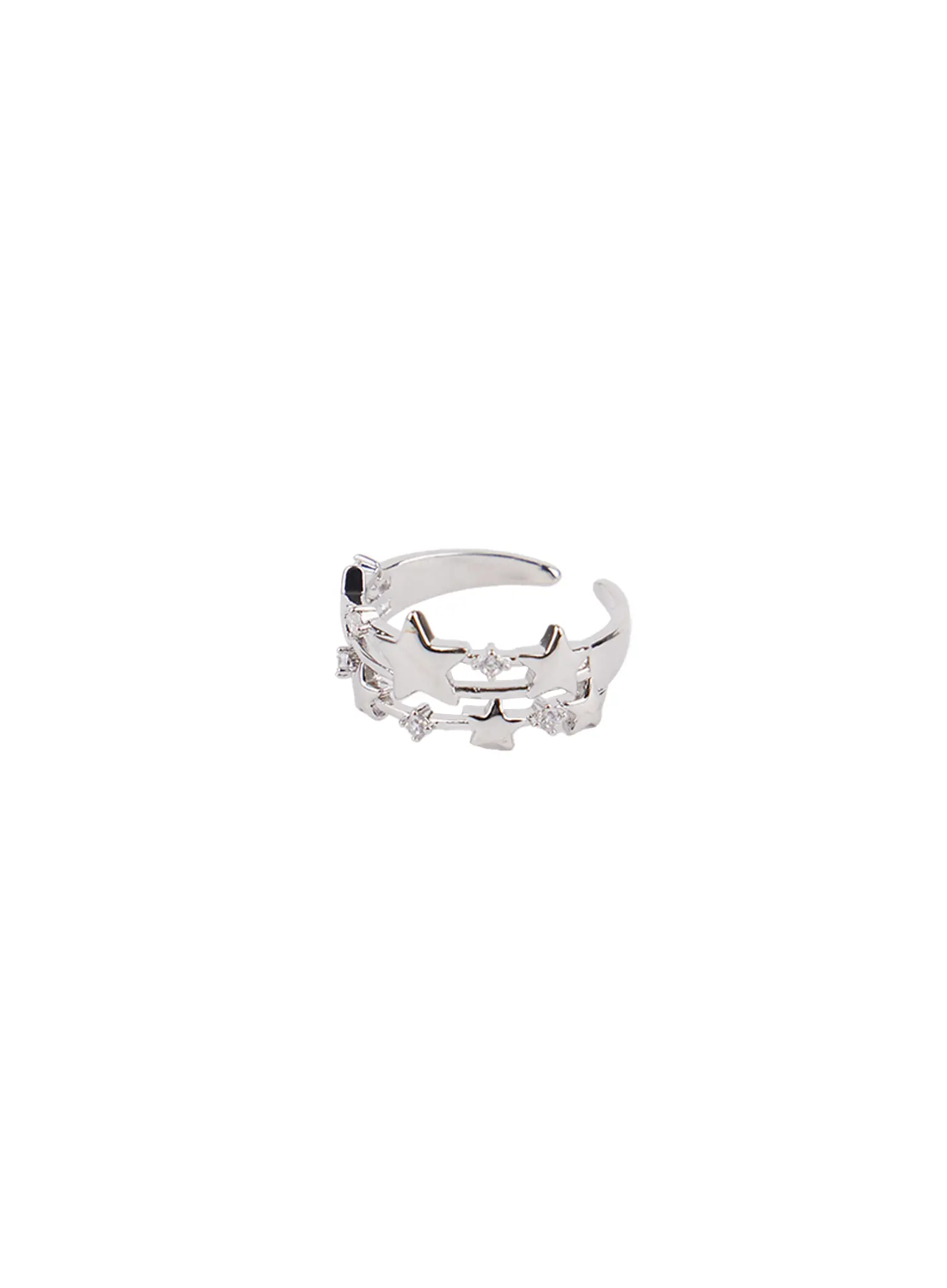 Triple Row Star Ring CF525 - Image 7