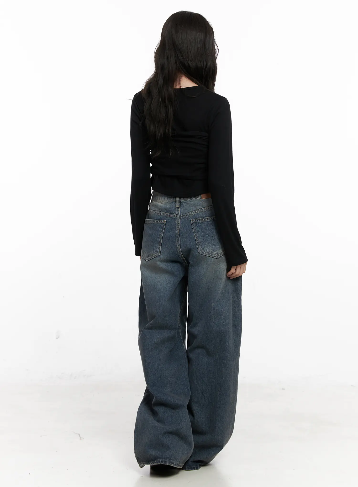 Tutt Washed Wide Leg Jeans CN504 - Image 6