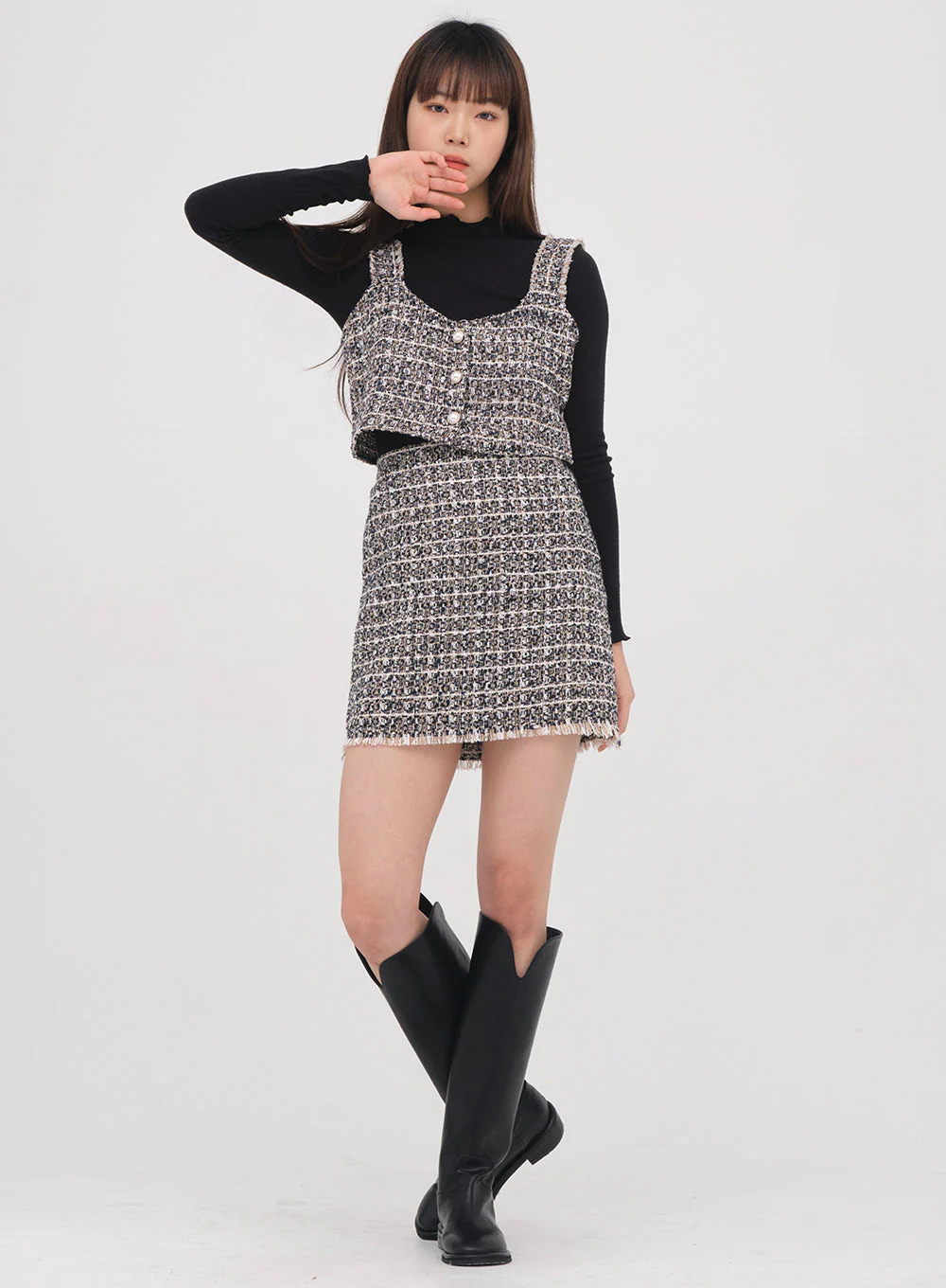 Tweed Bustier #1210o182 - Image 2