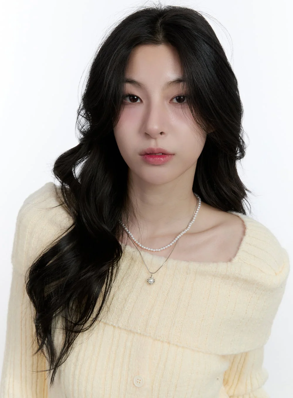 Two String Fake Pearl Necklace CJ521 - Image 4