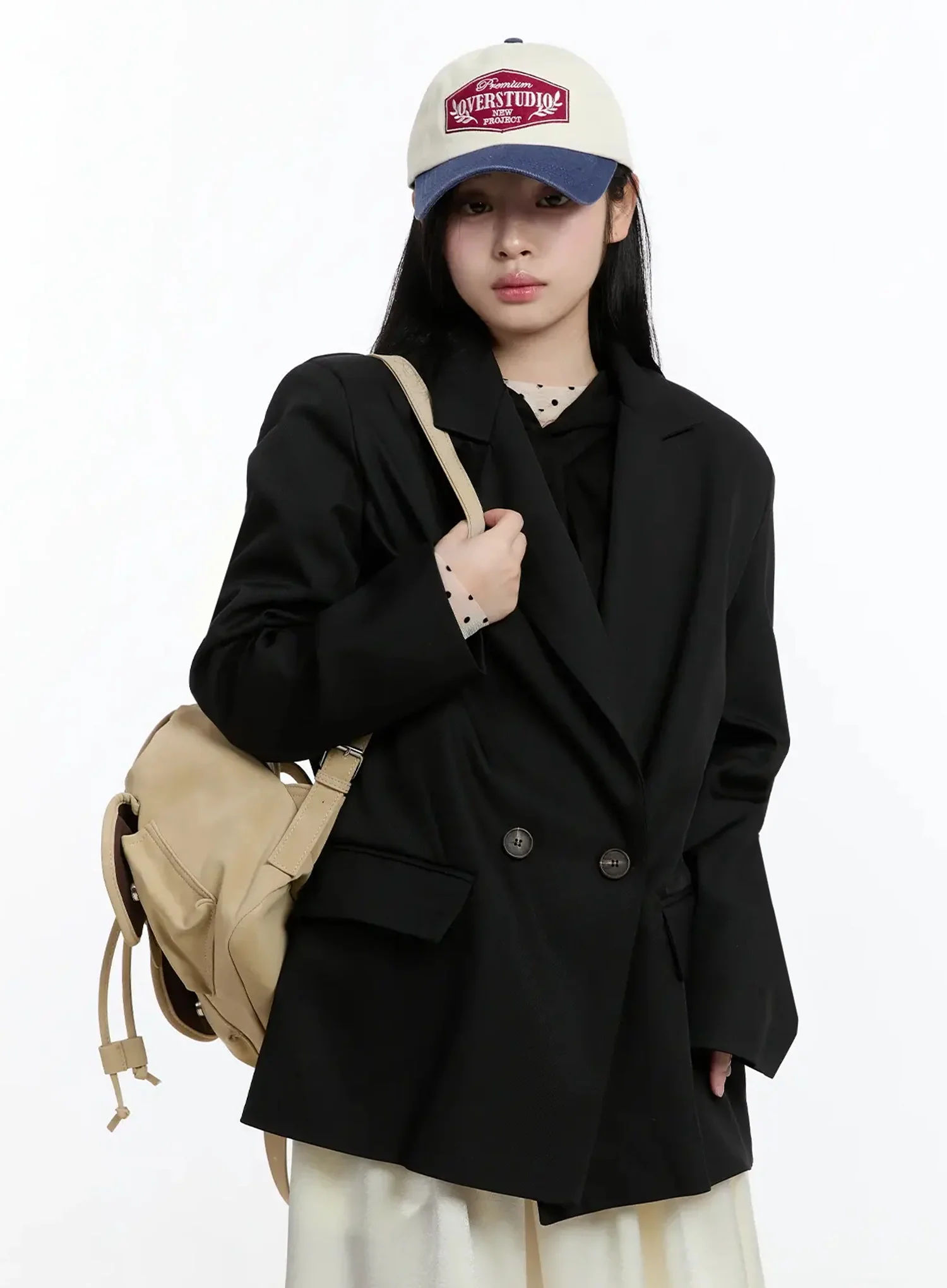 Two-Tone Lettering Baseball Cap IM519 - Image 2