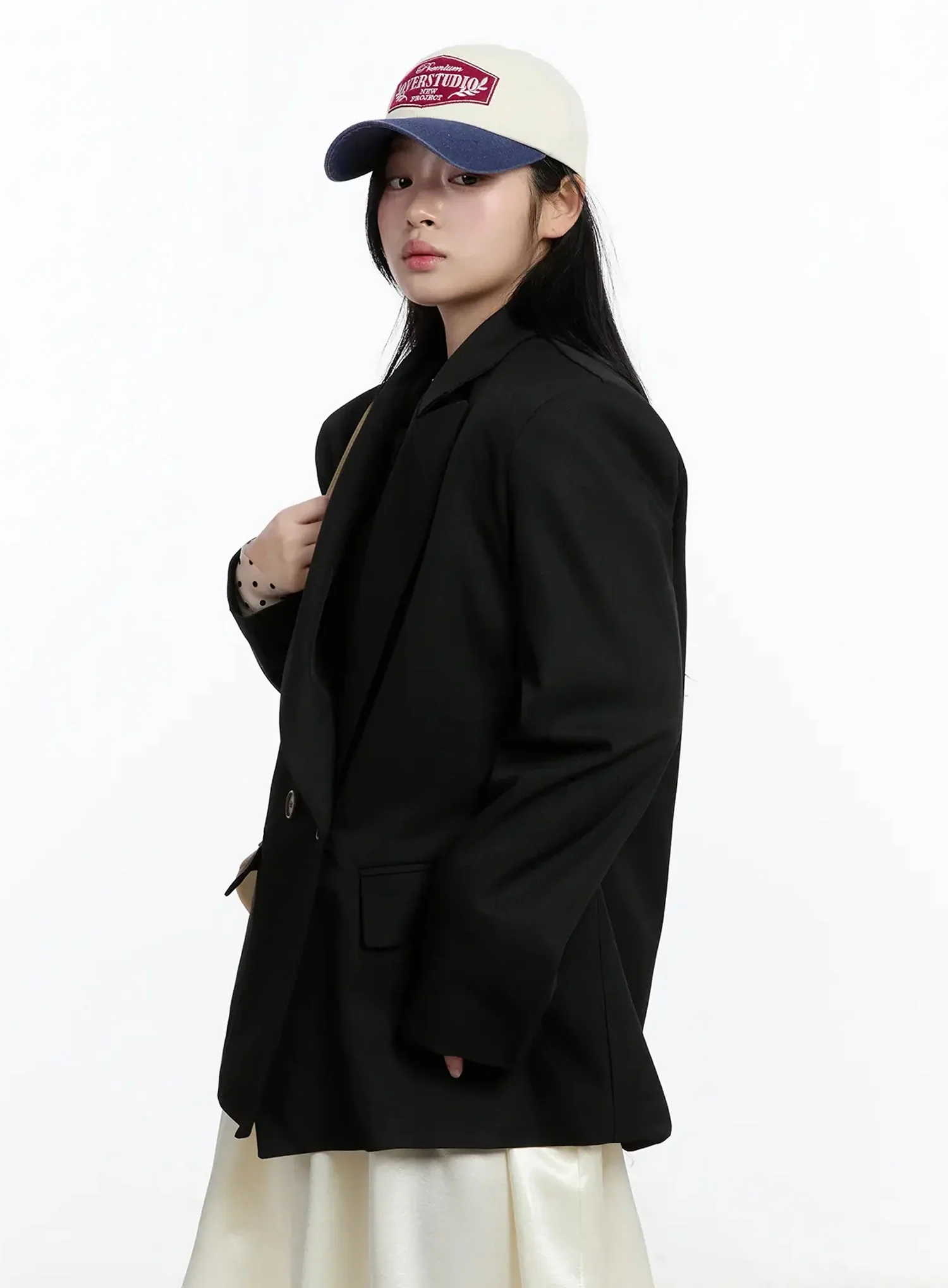 Two-Tone Lettering Baseball Cap IM519 - Image 7