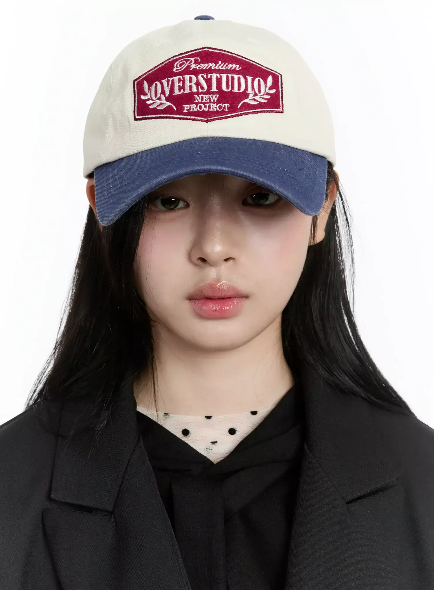 Two-Tone Lettering Baseball Cap IM519 - Image 9