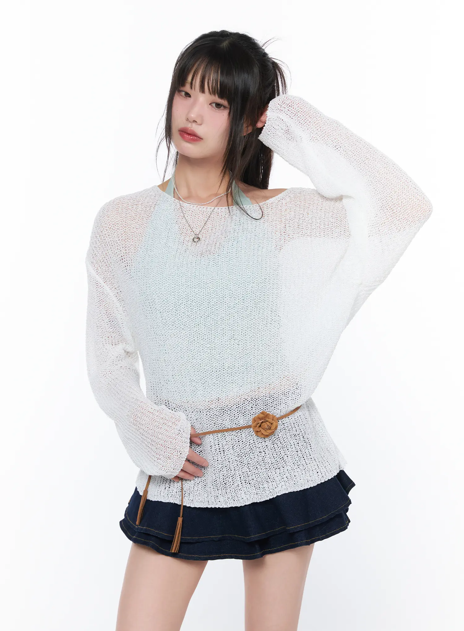 Two-Way Tassel Waist Belt CA530 - Image 2